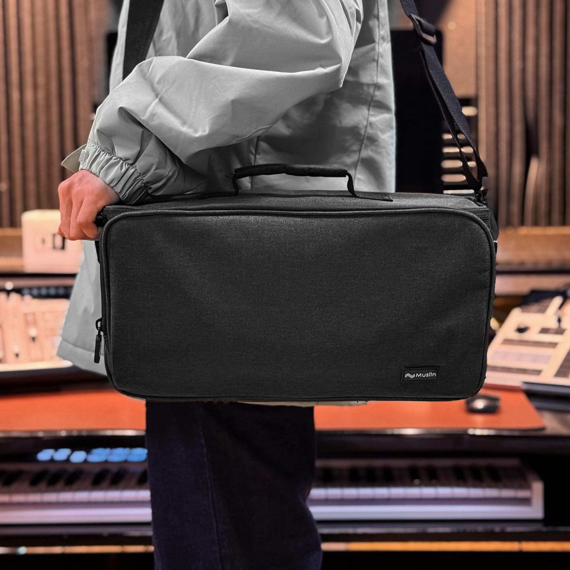 Musiin Borsa per mixer digitale Bluetooth Speake, compatibile con Behringer XR18, XR12, XR16, Sony ULT FIELD 5, FIELD 3, JBL Xtreme 4, Bose SoundLink Max, Yamaha THR5/5A, essenziale per la protezione