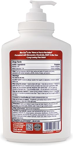 Miniatura 7 de Blue Goo Crema para aliviar el dolor, para dolor de espaldacuello, dolor muscular relacionado con deportes, esguinces, distensiones, máxima fuerza,