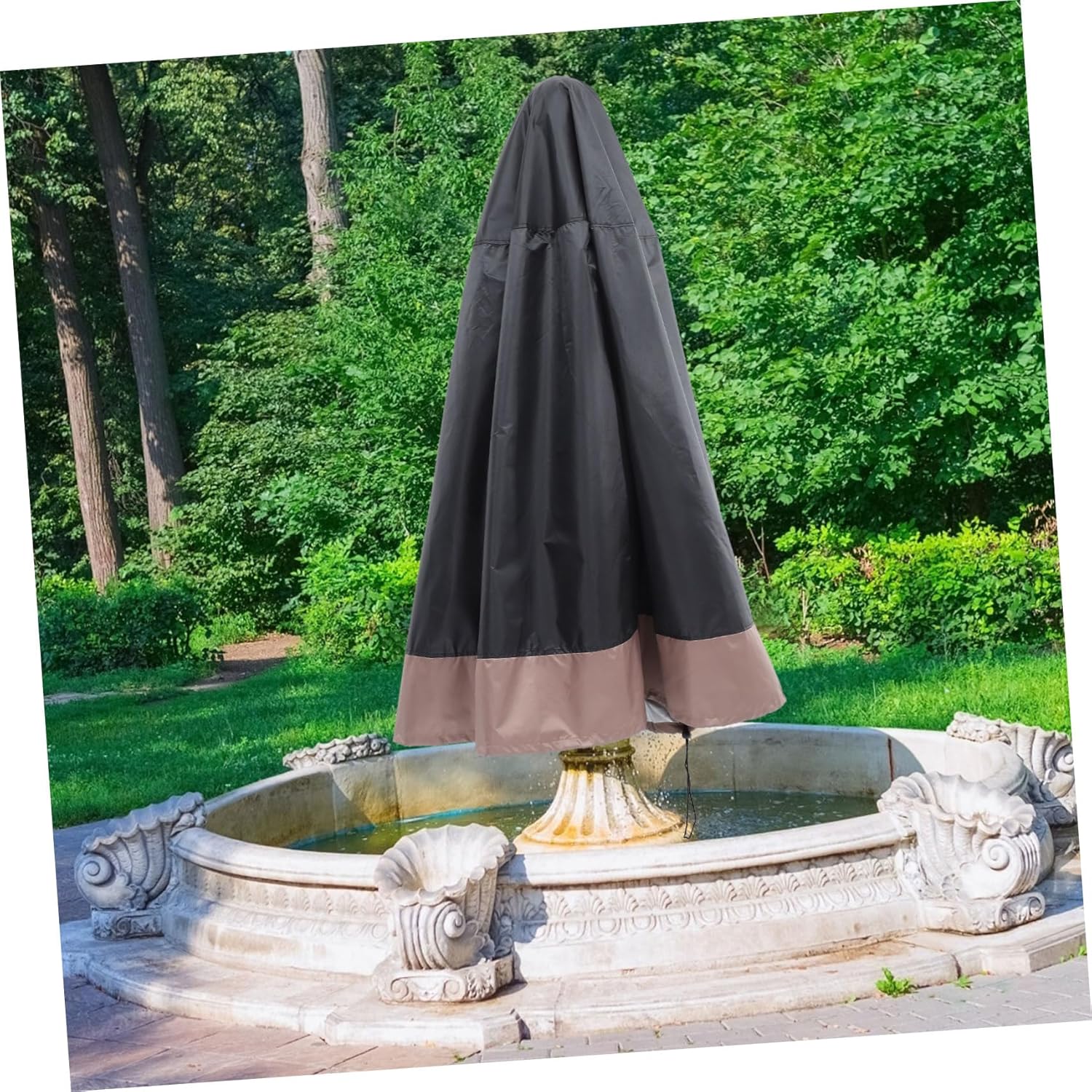 Levemolo Weather Resistant Fountain Cover Durable Protector for Outdoor Use for Bird Baths and Fountains Provides All-Season Protection