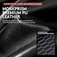 Vista 7 de Gaming Chair,Computer Office Chair with Footrest,Massage Lumbar Support and Gel Pad,Ergonomic Reclining Adjustable Leather Gamer Chair with Headrest