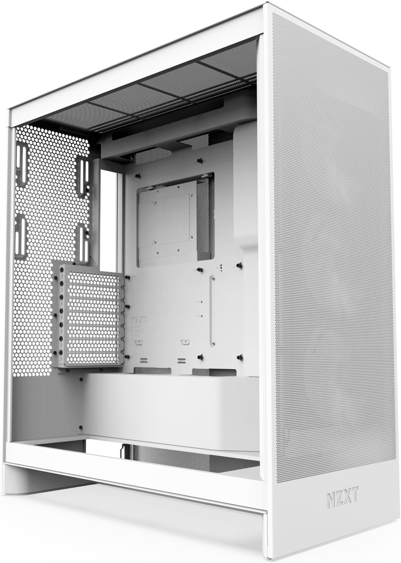 NZXT H7 Flow - Mid-Tower ATX Airflow PC Case - White: image 1 of 8