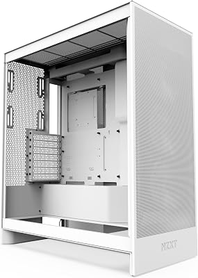 NZXT H7 Flow - Case PC Mid-Tower ATX Airflow - Bianco