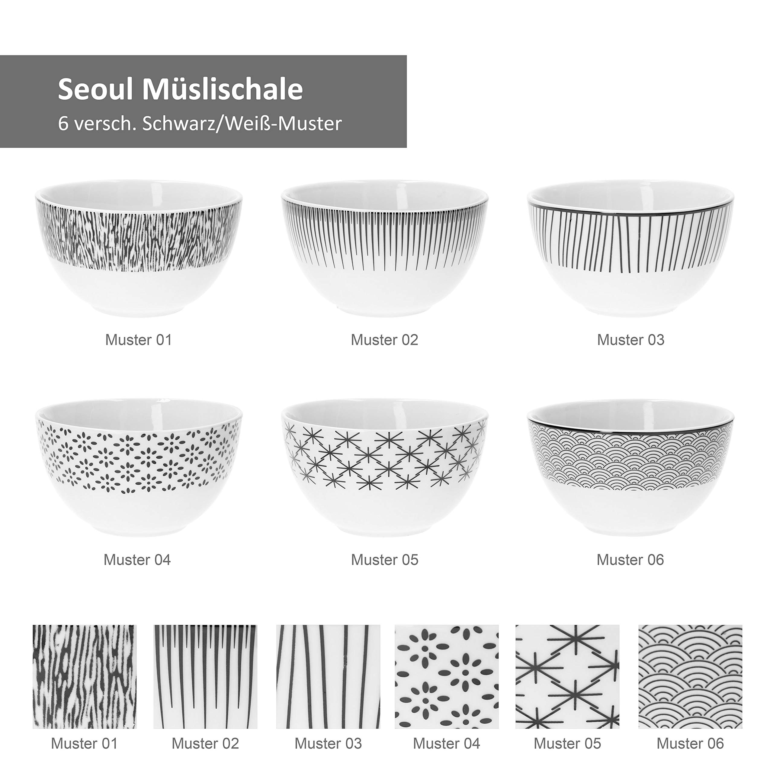 MamboCat Variant Trio Lot de 6 bols 14,3 cm I 450 ml I Bol en porcelaine colorée pour 6 personnes en vert, rouge et gris I Bols pour salade, céréales MamboCat Variant Trio Lot de 6 bols 14,3 cm I 450 ml I Bol en porcelaine colorée pour 6 personnes en vert, rouge et gris I Bols pour salade, céréales