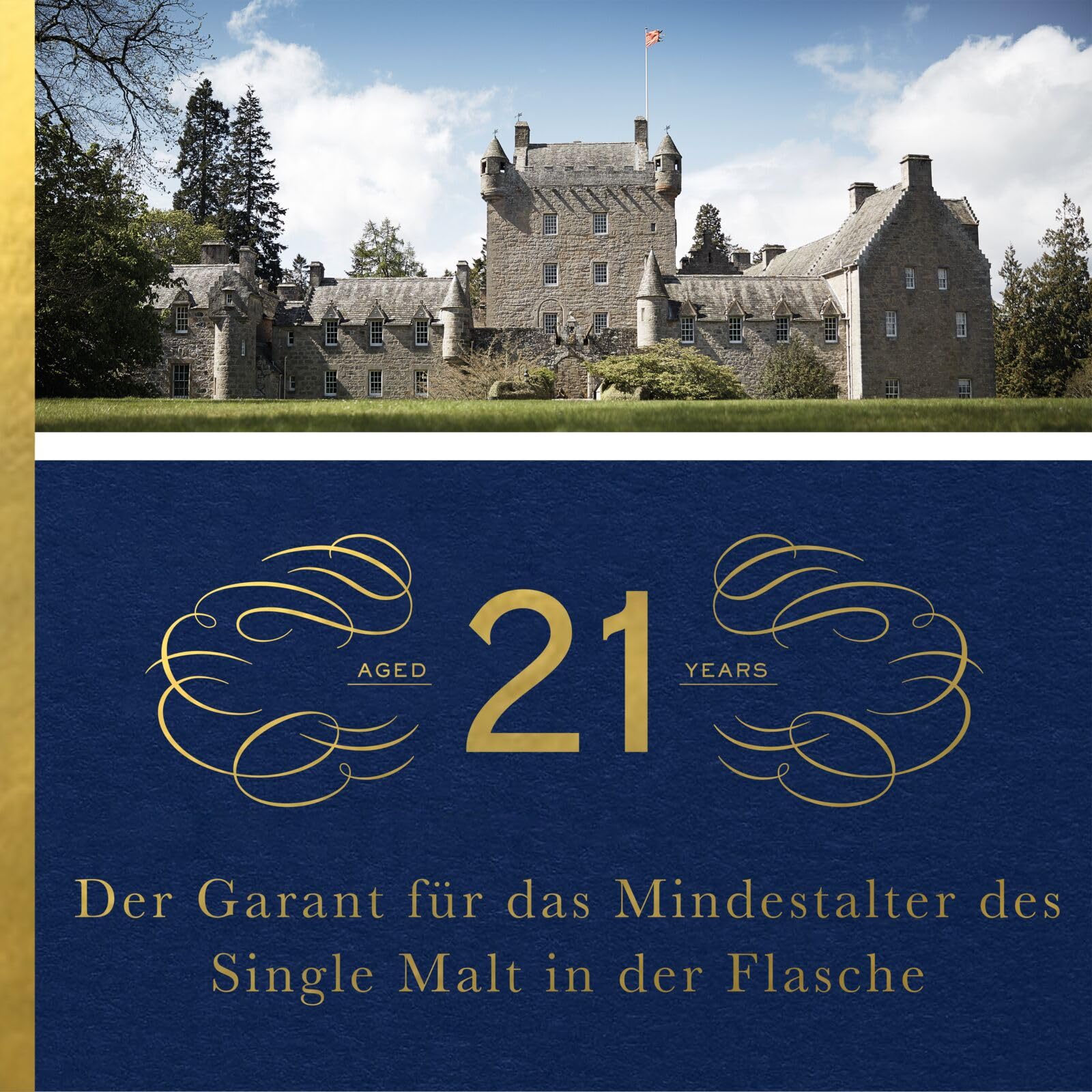 Royal Brackla 21 Jahre alter Highland Scotch Single Malt Whisky in edler Geschenkbox, in Pedro Ximénez, Oloroso und Palo Cortado Sherryfässern veredelt, Whisky-Geschenkset, 46 Vol%, 70 cl/700 ml