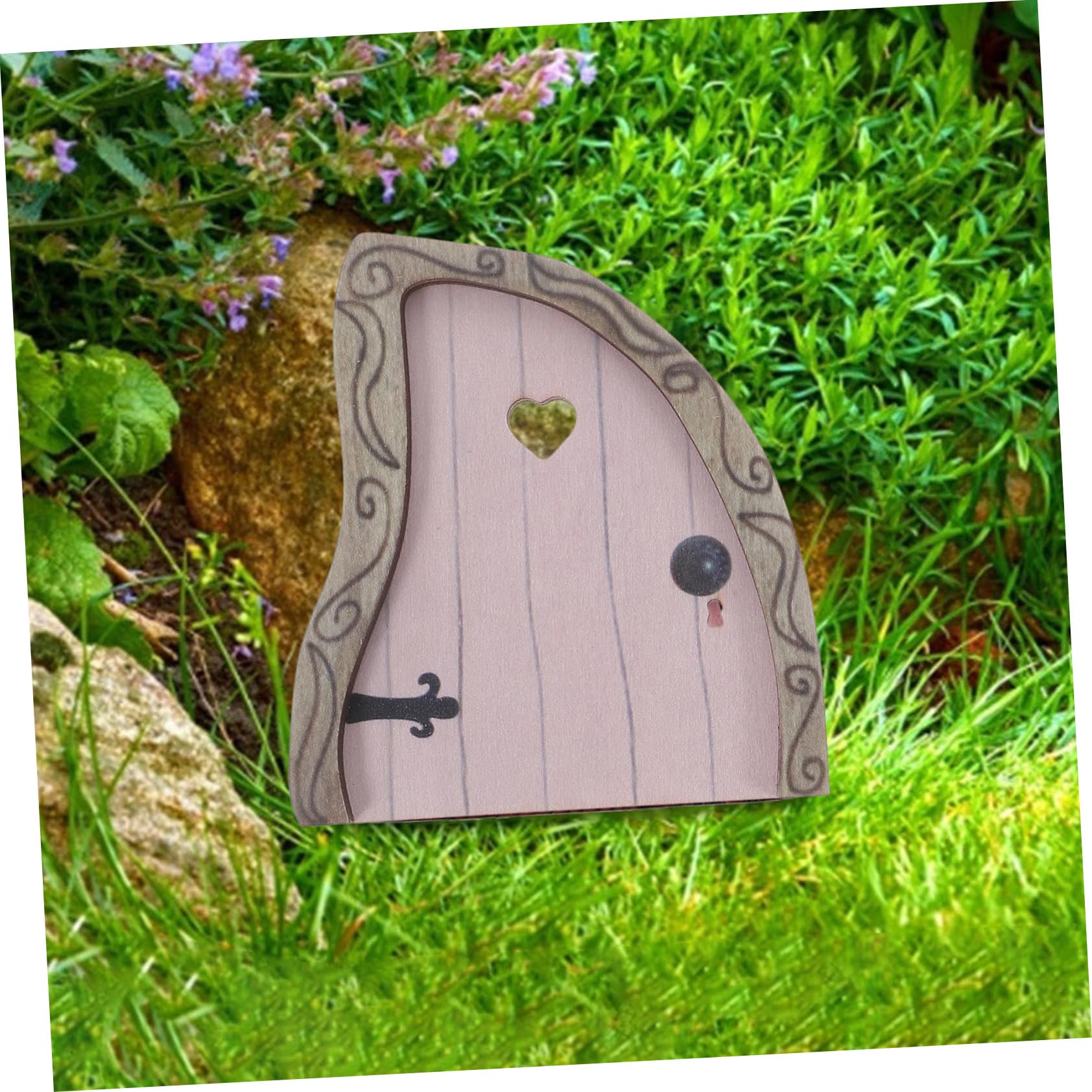 Talking Tables Feeën deurtje - Houten fairy door voor kinderkamer - 120x120x7mm Talking Tables Feeën deurtje - Houten fairy door voor kinderkamer - 120x120x7mm