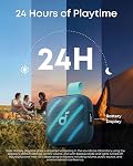soundcore Boom Go 3i by Anker, Portable Speaker, 15W Punchy Sound, 24H Playtime, IP68, BassUp 2.0, Emergency Charging, Bluetooth 6.0, Waterproof Speaker for Hiking/Cycling/Camping (Blue)