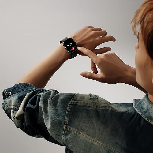 Vista 2 de Xiaomi Redmi Watch 4 Smartwatch con pantalla AMOLED de 1.97 pulgadas con 390 x 450 píxeles y 60Hz, hasta 20 días de duración de la batería, HyperOS