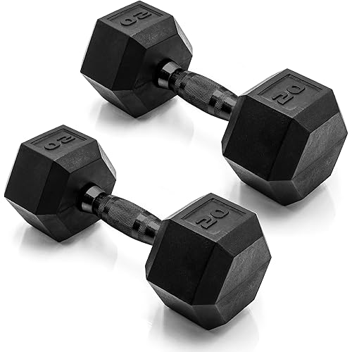 CAP Barbell Coated Dumbbell Weight | Multiple Options Pairs & Sets