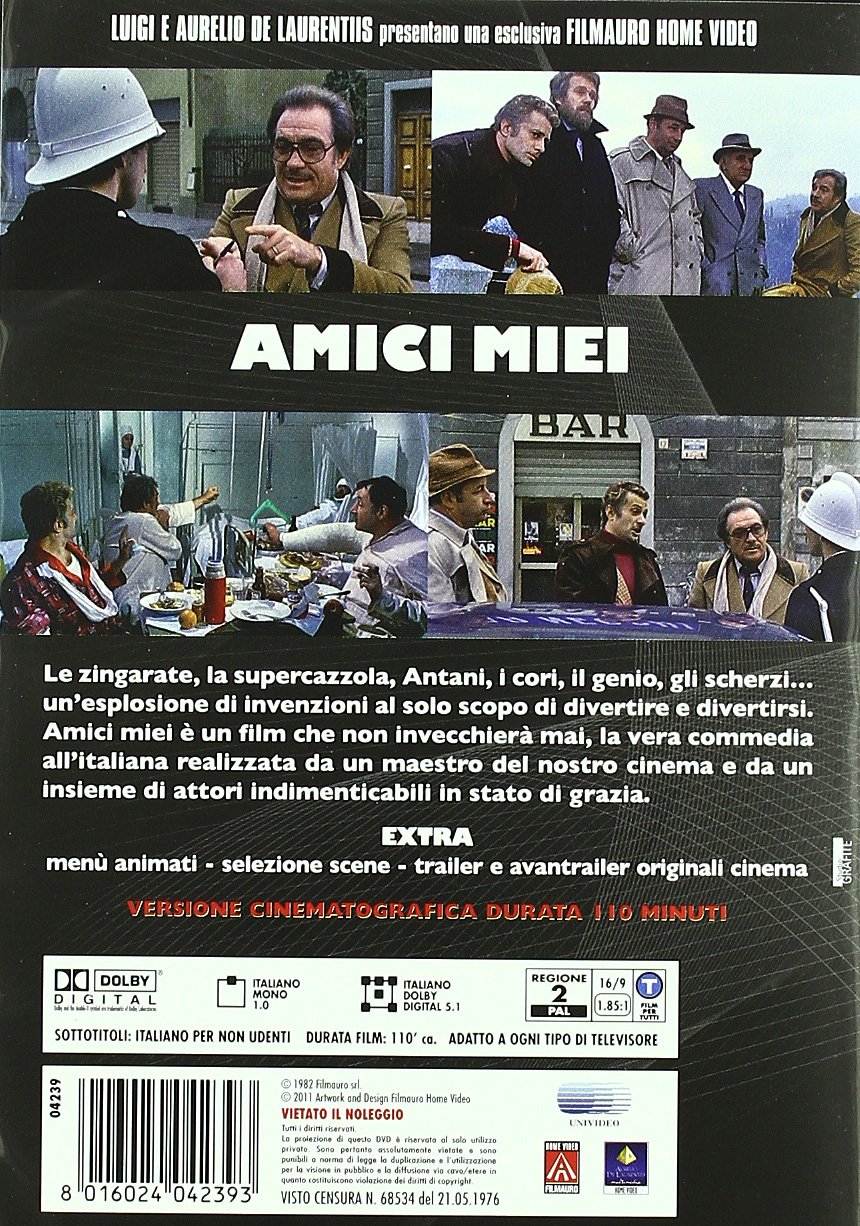 Amici Miei La Trilogia (Box 3 Dvd)