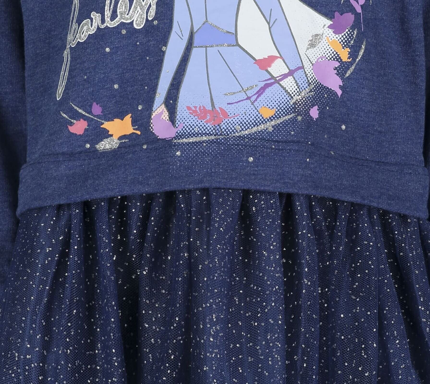 Disney Frozen Queen Elsa Little Girls Fashion Dress Purple 6/6X