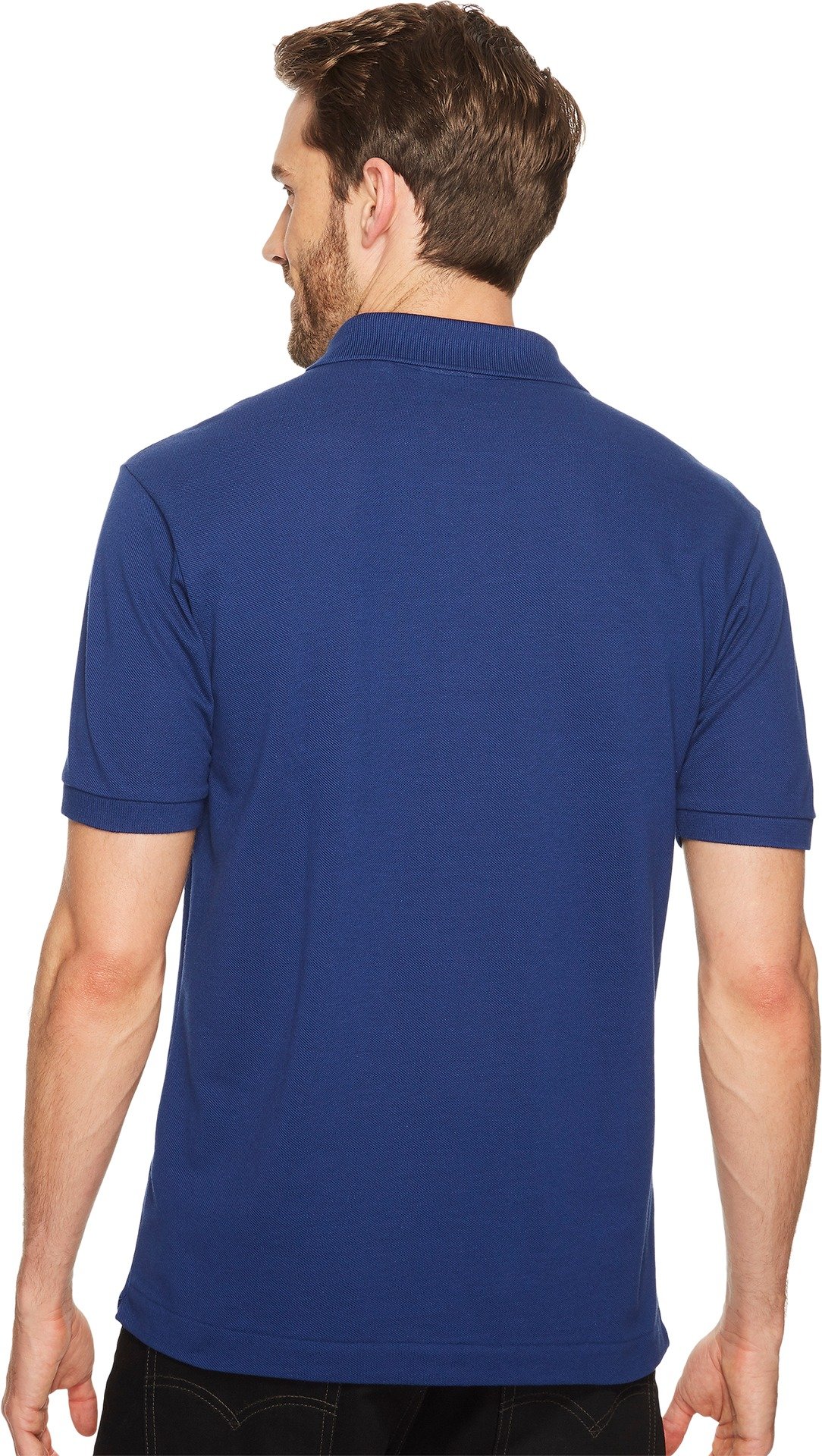 Lacoste Męska koszulka polo z krótkim rękawem klasyczna Pique