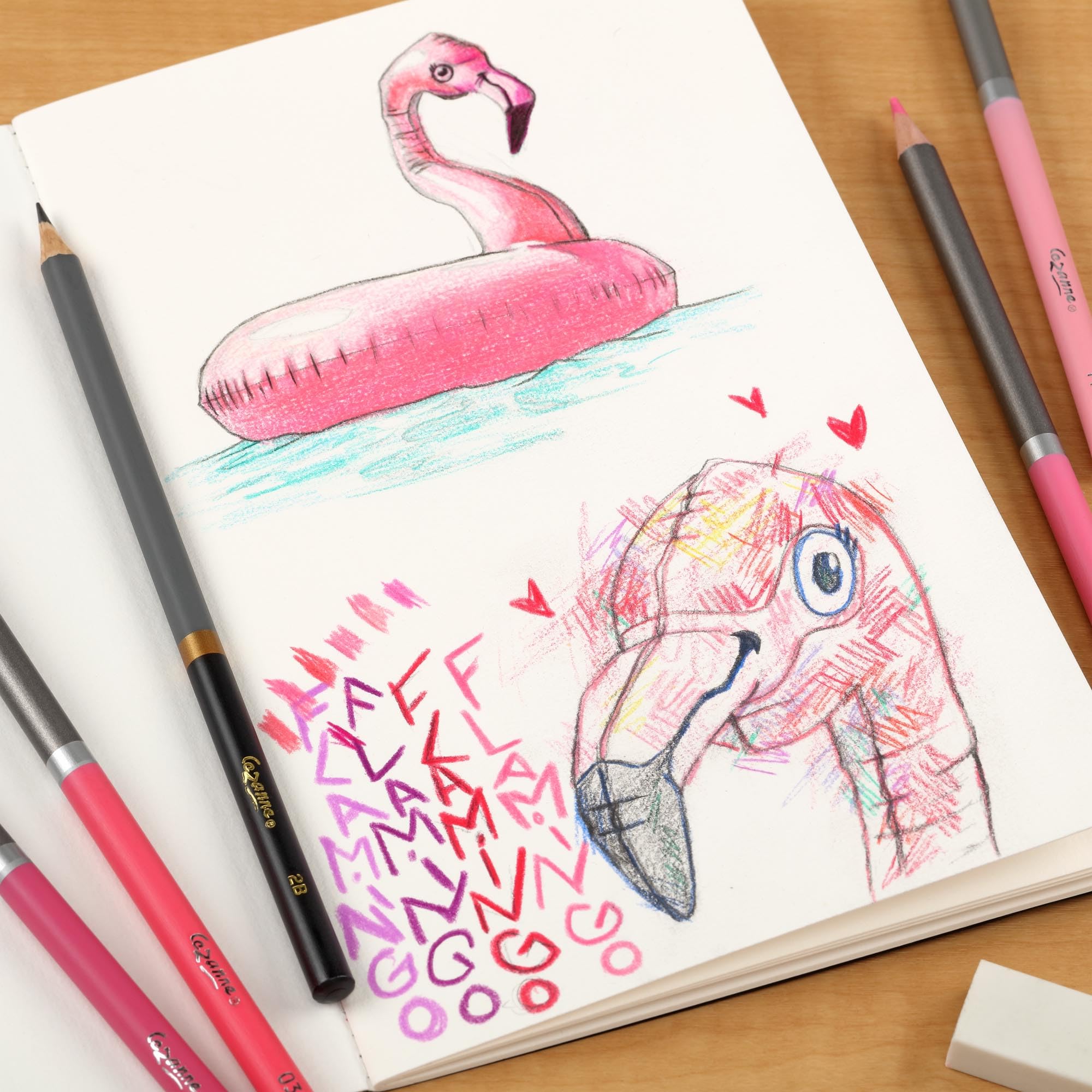 New York Central Eternity Ninety Lot de 10 carnets de croquis aquarelle 20,3 x 25,4 cm, couverture souple noire, carnet de croquis aquarelle avec bande élastique, 100 feuilles au total, 100 % coton