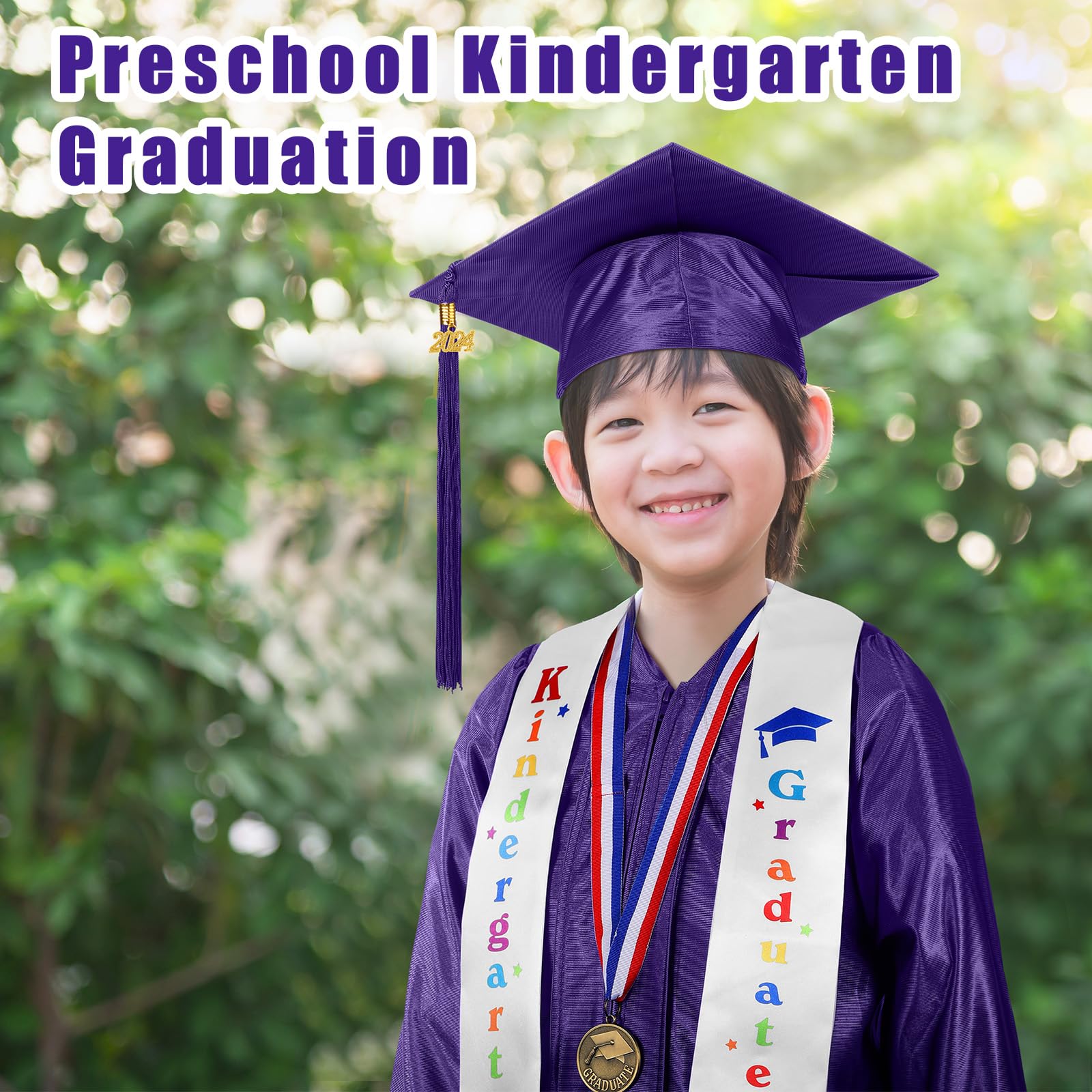Snapklik.com : Capoda 9 Pcs Kids Kindergarten Graduation Cap Gown