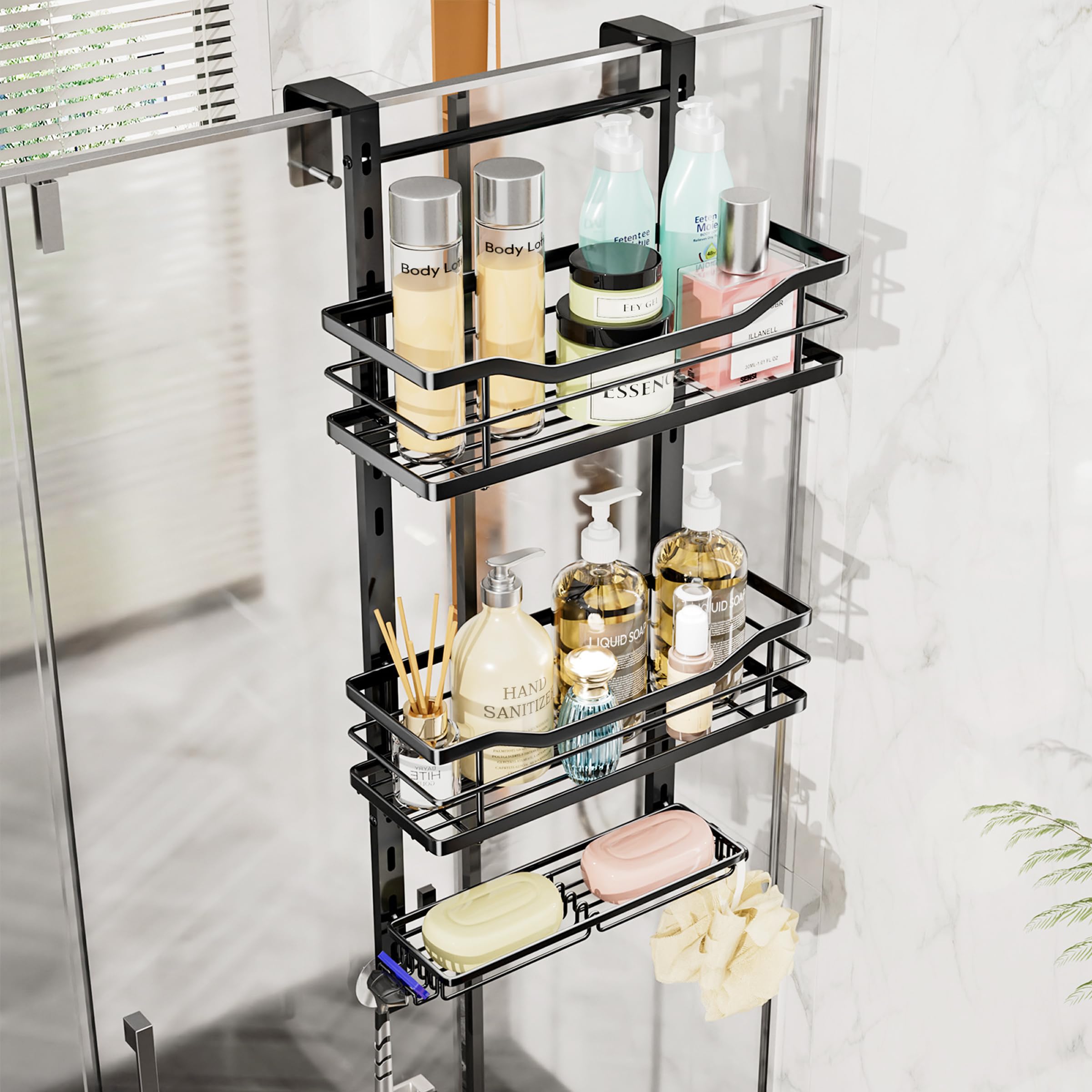SWTYMIKI Over the Door Shower Caddy