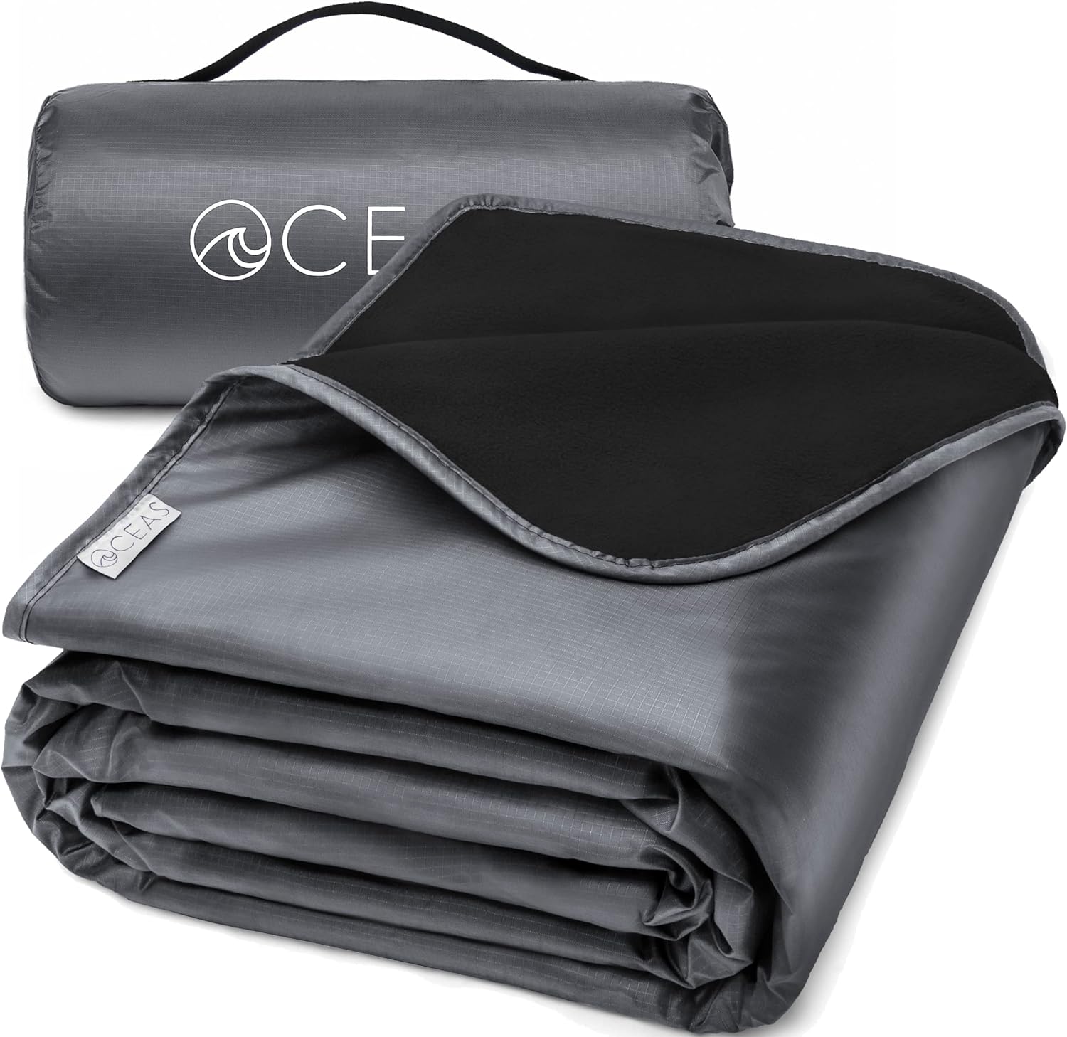 Oceas Manta grande impermeable para exteriores Manta de camping para