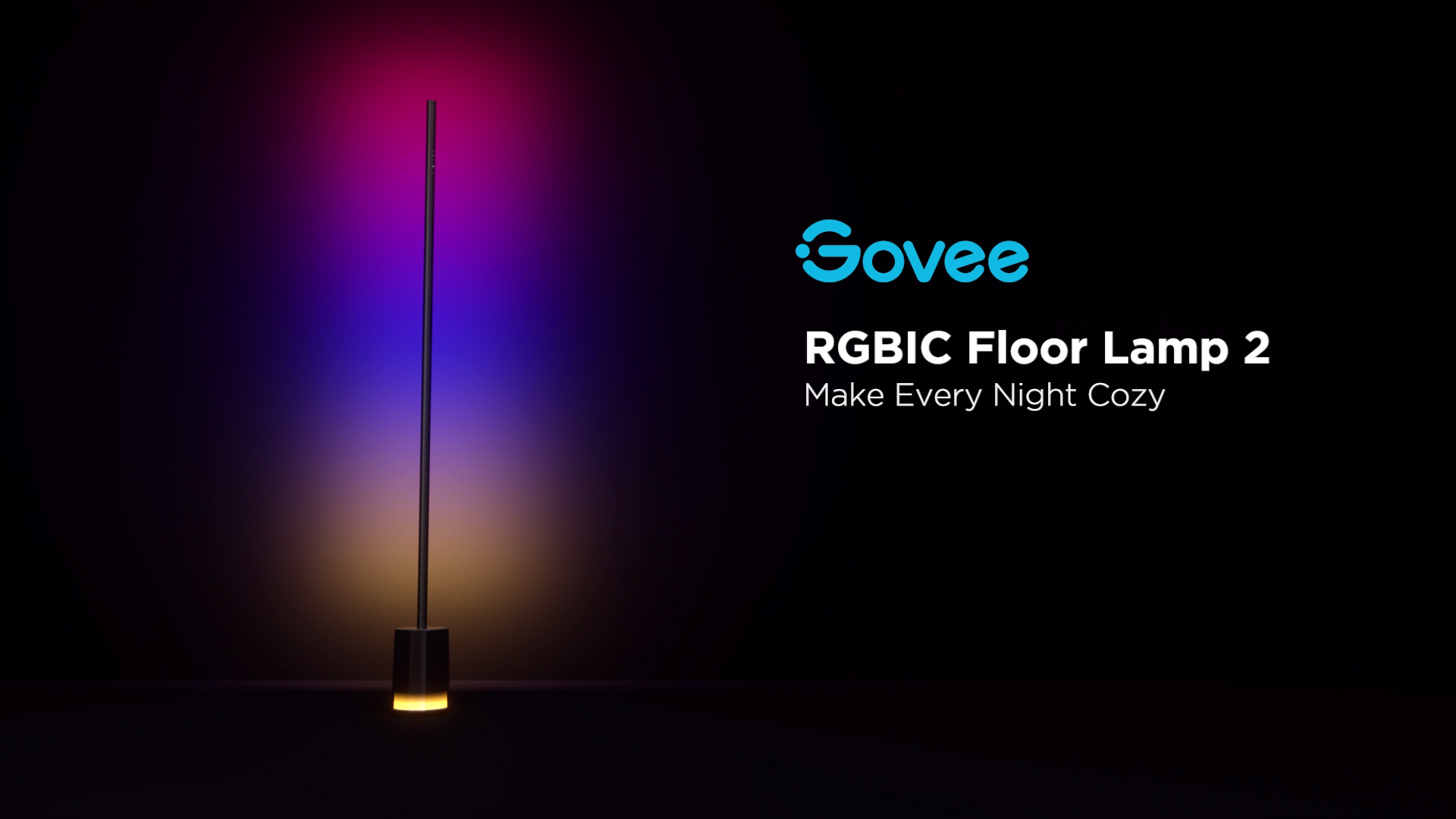 Govee Floor Lamp 2 with Matter, RGBIC, Warm Cool White LED, Alexa Compatible, 1725lm, Music Sync, Scene Modes, Smart Floor Lamp for Living Room, Bedroom, Black(1 Pack) - Image 8