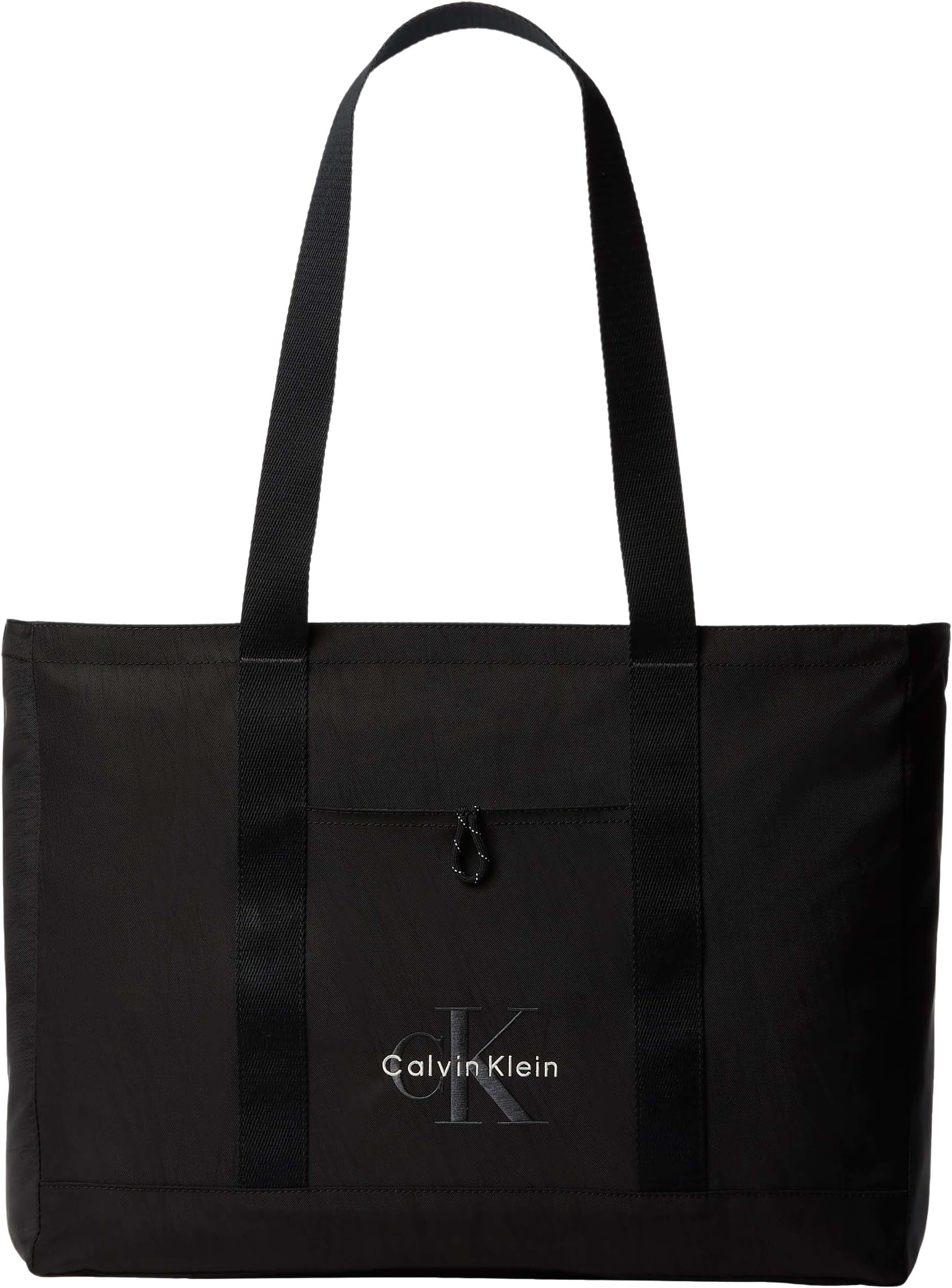 Calvin Klein Men's Tote Bag Bold Medium, Black (Black), One Size
