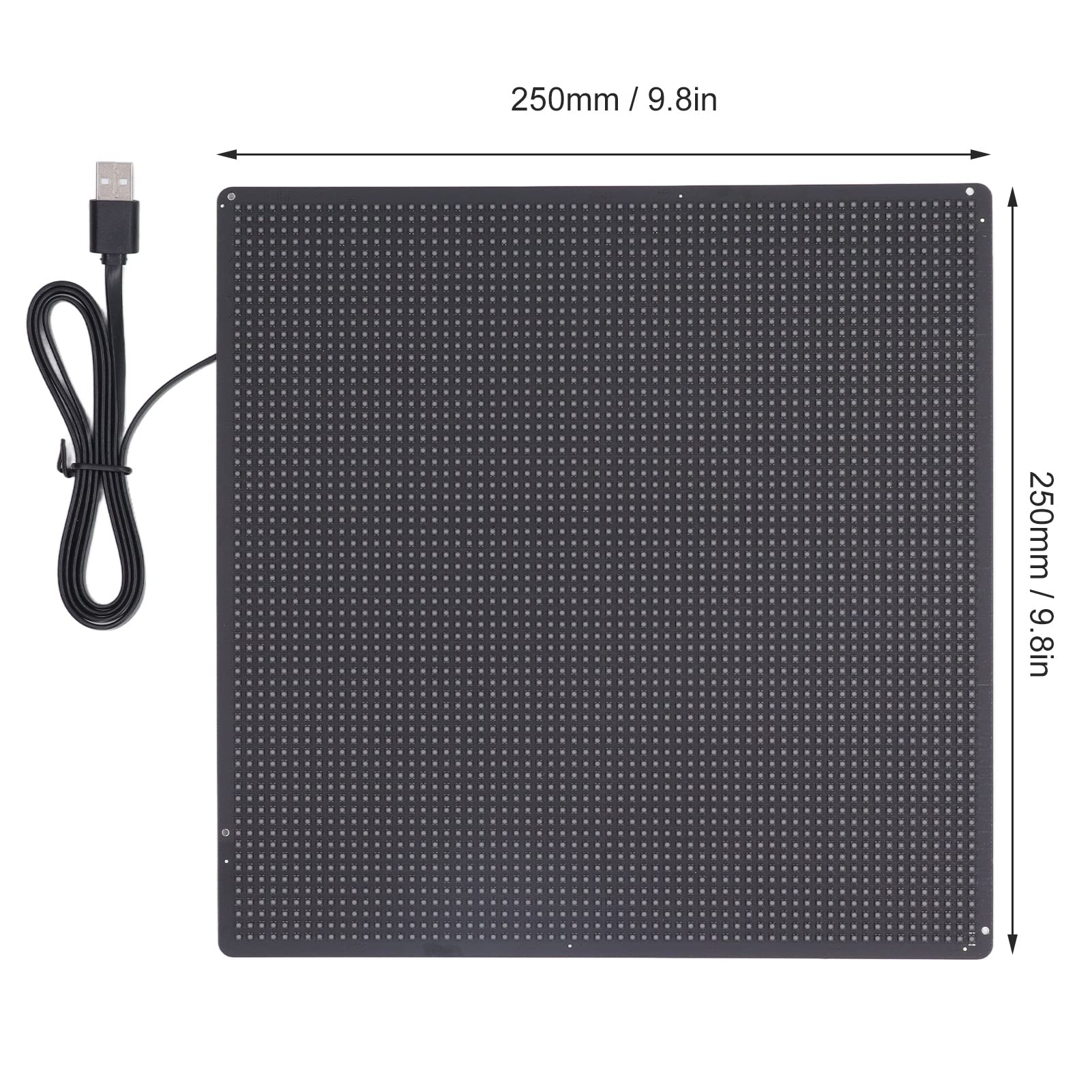 Annadue Programowalny Znak LED na Okno, Bluetooth 64x64 Pełny Kolor, do