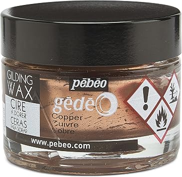 Pebeo Gedeo, Gilding Wax, 30 ml Bottle - Copper - 766499