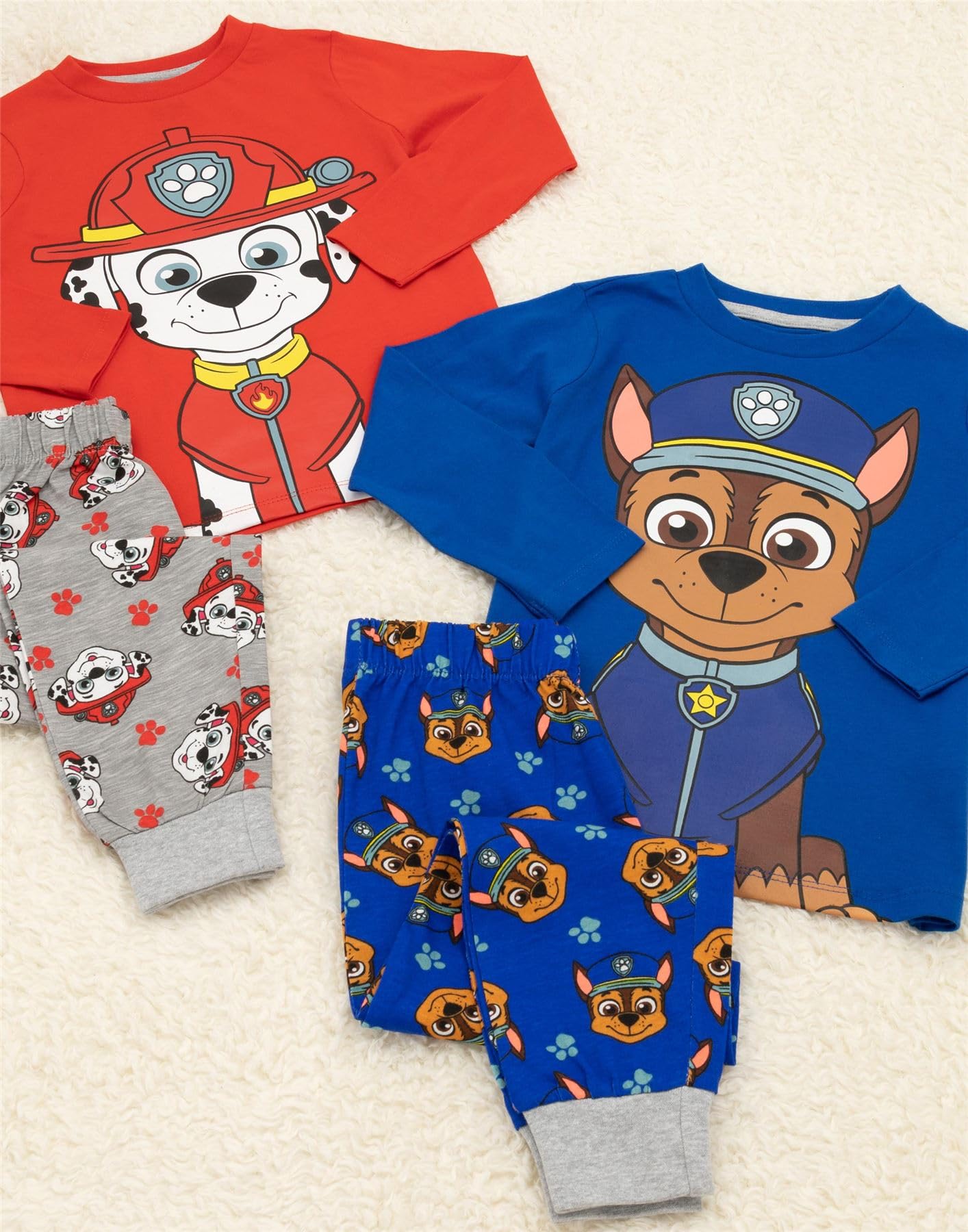 Paw Patrol Pajamas Kids 2 Pack Boys Girls Girl Thirt Bottoms Set Pjs