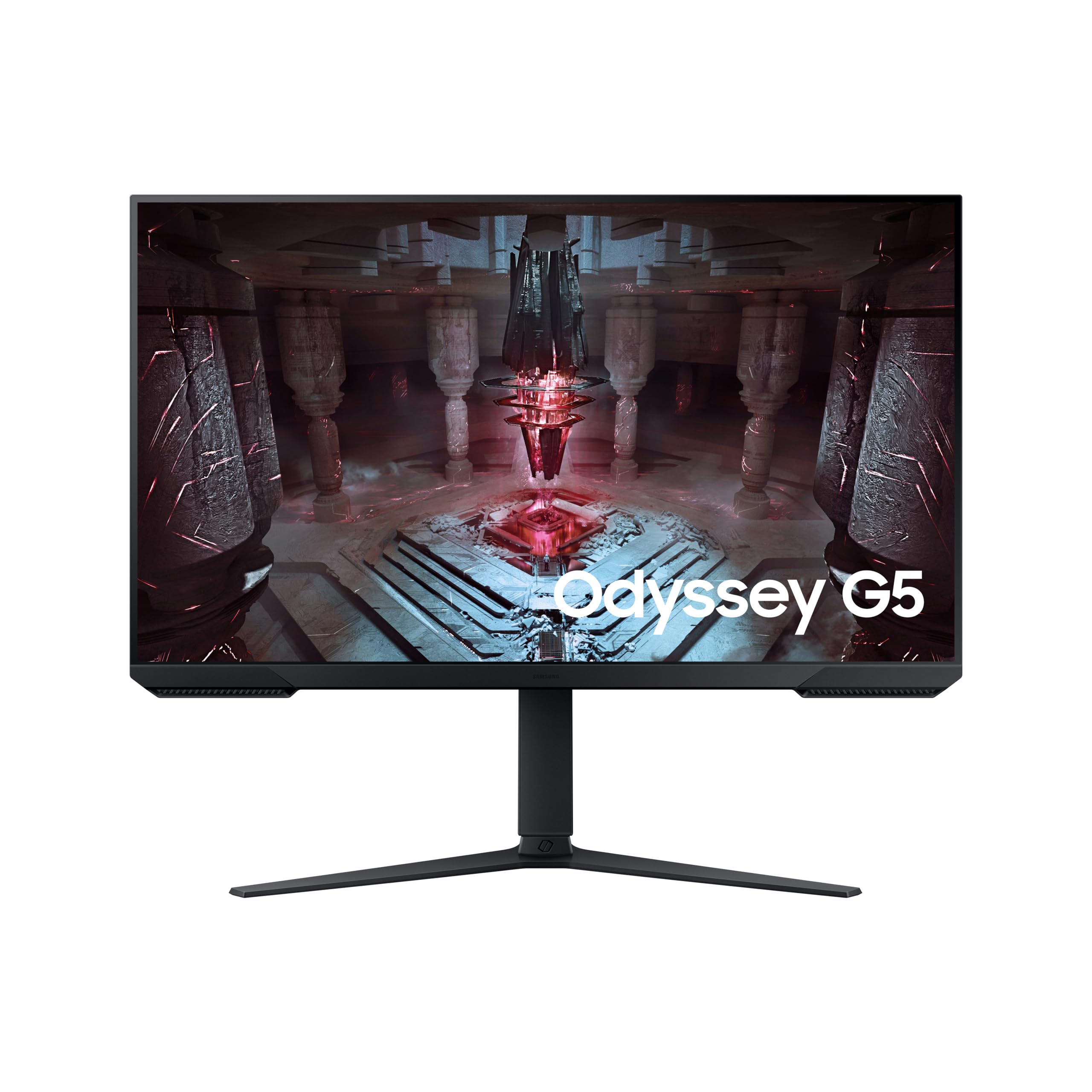 Samsung ODYSSEY G5 G51C 27'' 165Hz -1ms, Dalle VA, Résolution QHD 2,560 x 1,440, 3000 : 1, HDR10, AMD FreeSync Premium Pro, Display Port, USB & Pied Ajustable, HDMI