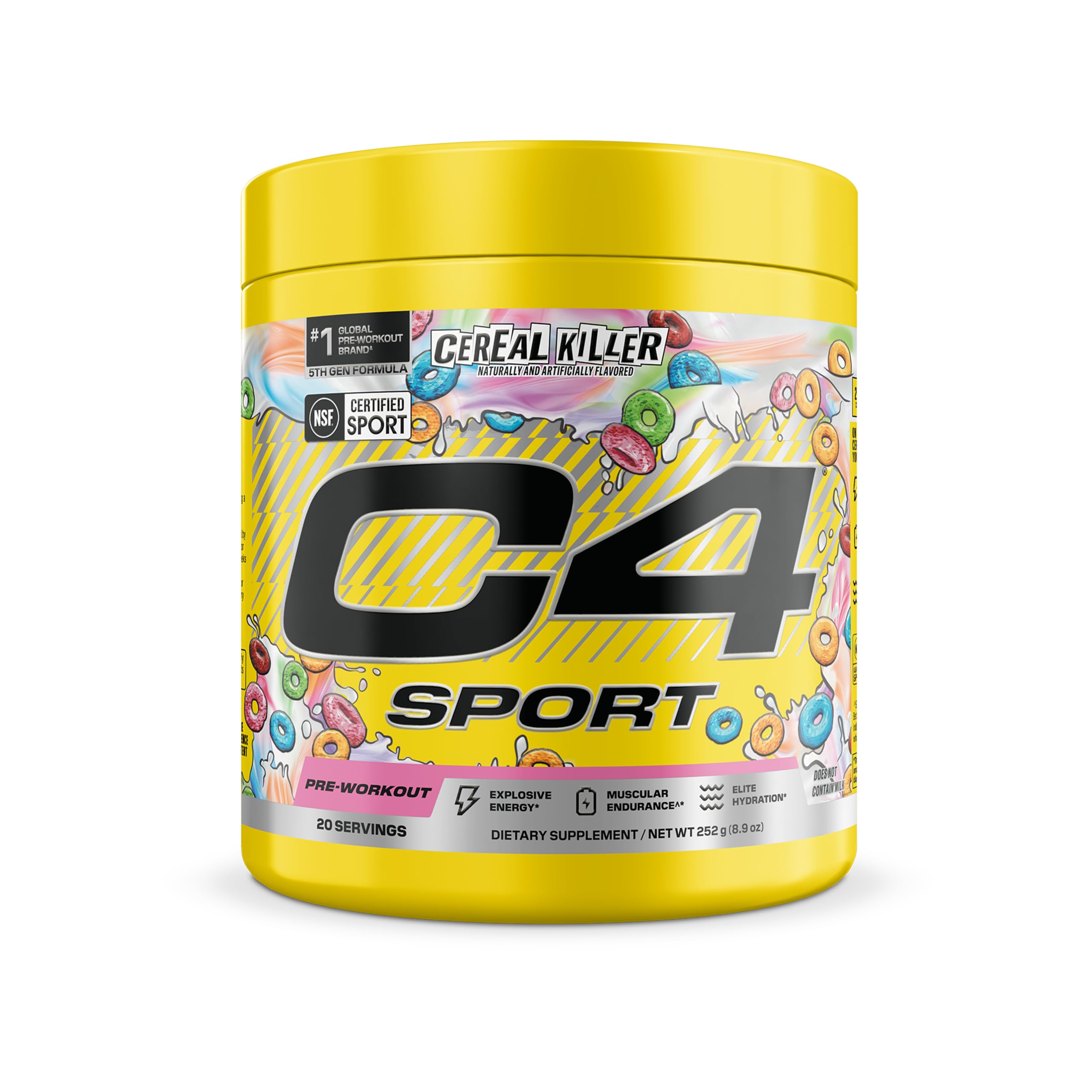 C4 Sport Pre Workout with 200mg Caffeine, Hawaiian Punch, 20 Servings — Amazon image 9