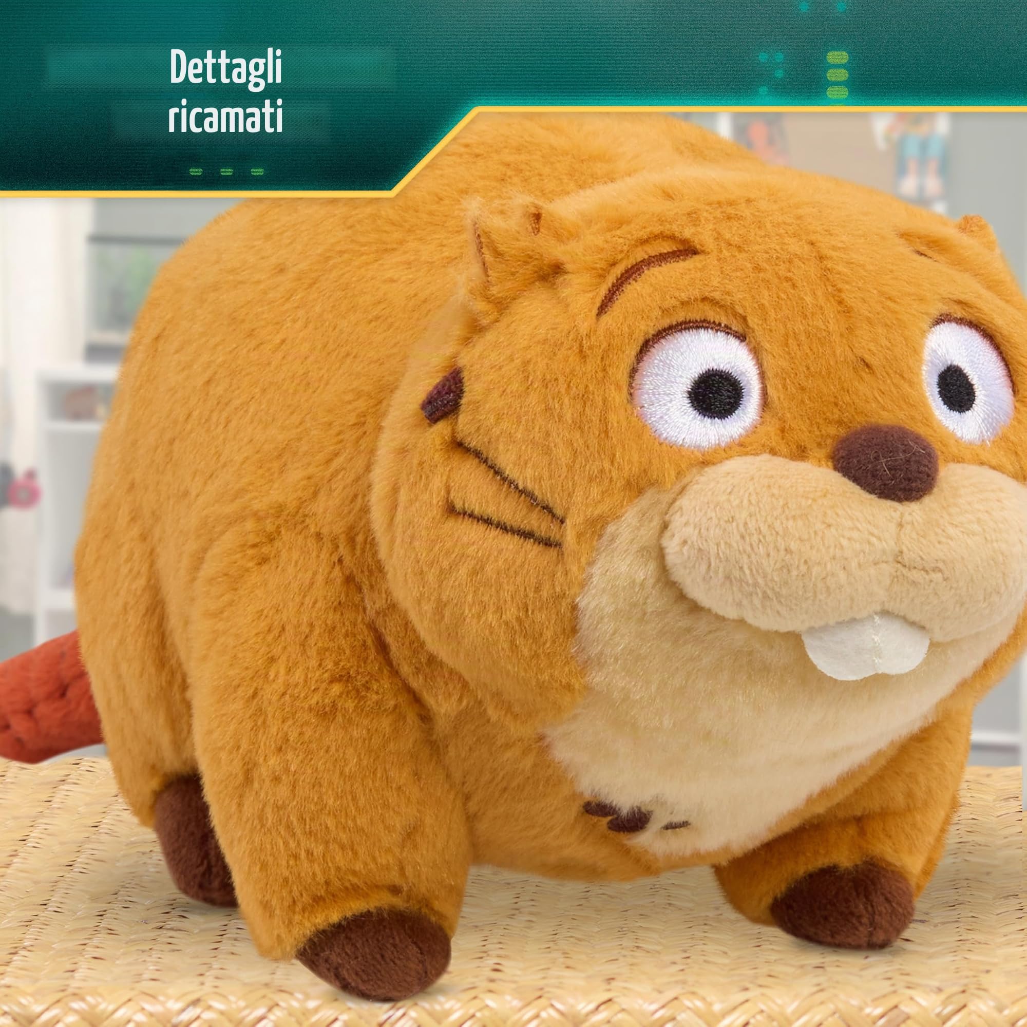 Disney e Pixar Hoppers Peluche Piccolo - Mabel Beaver Giocattolo Morbido per Bambini e Fan del Film, Ispirato dal Film Hoppers, Giocattoli per Bambini dai 3 Anni in Su di Just Play
