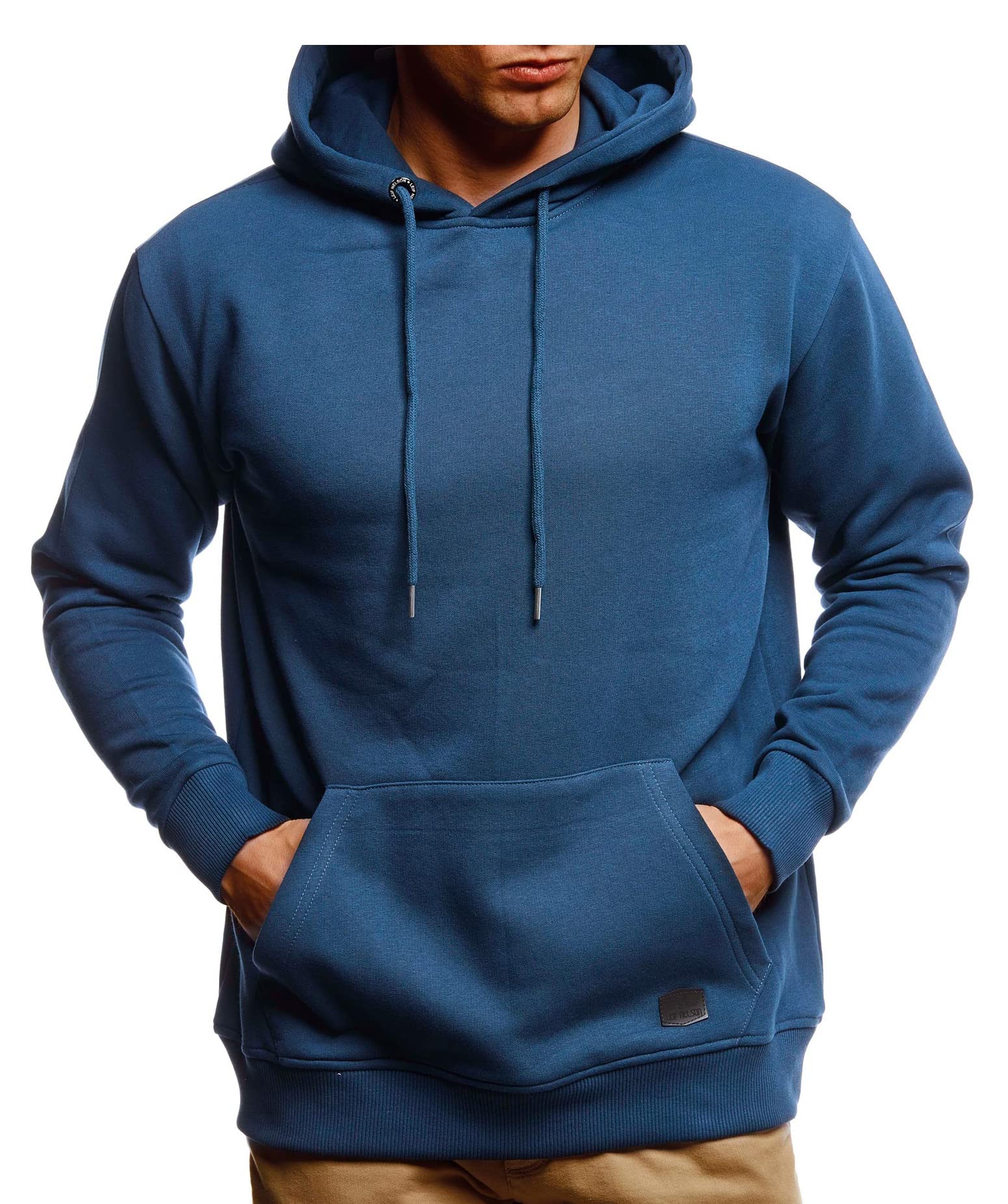 Leif Nelson Mens Hoodie Pullover Hooded Oversize Sweatshirt
