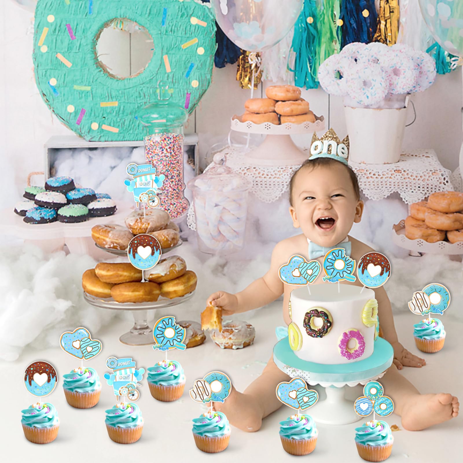Donuts And Diapers Baby Shower Invitation Diaper Party Donut