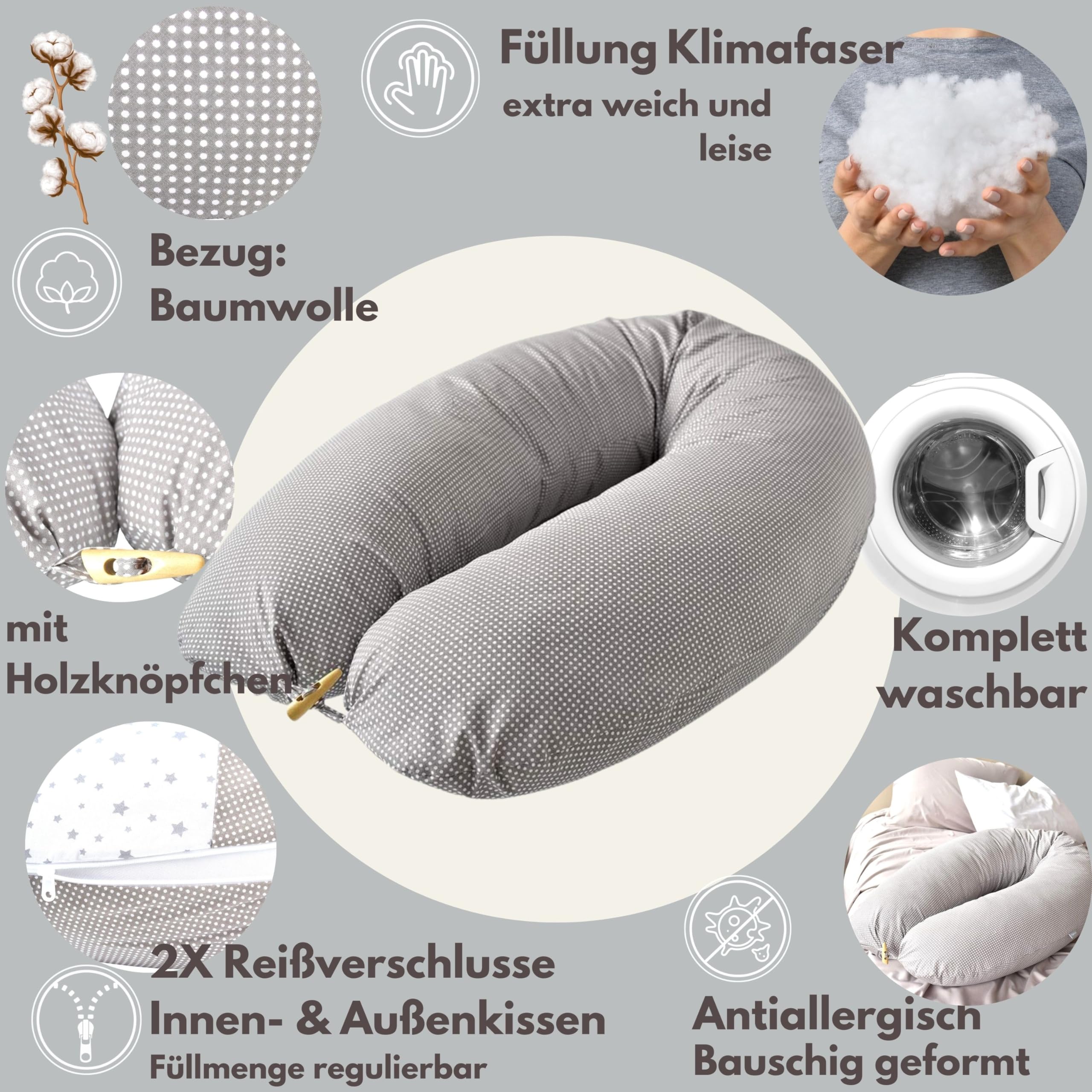 Cuscino Personalizzato Manufaktur Liebevoll Con Arcobaleno Boho – Regalo Con Nome E Data Per Neonati, 40x40 Cm - 5