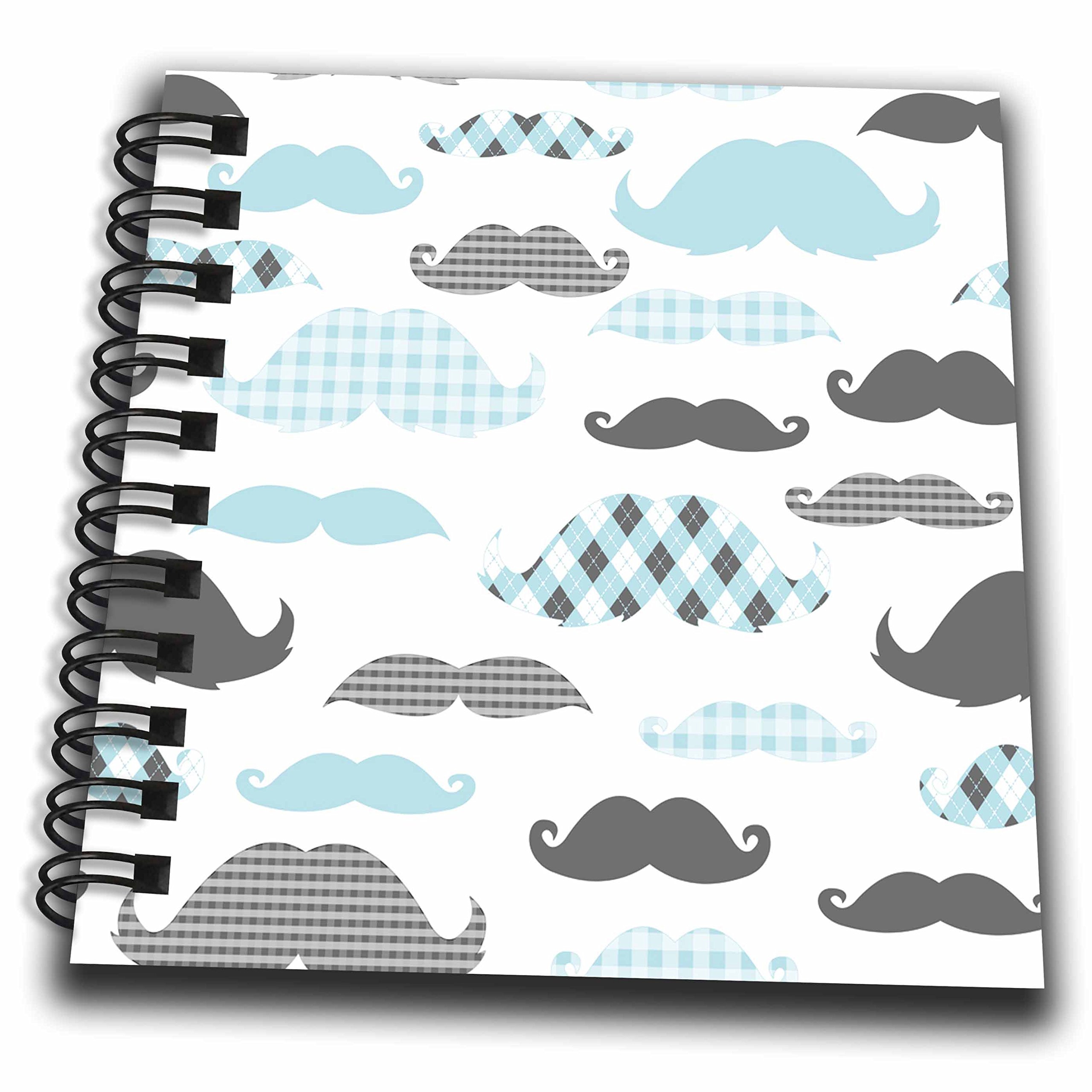 Mini bloc-notes Moustache argyle Vichy fini les oublis de notes - 3