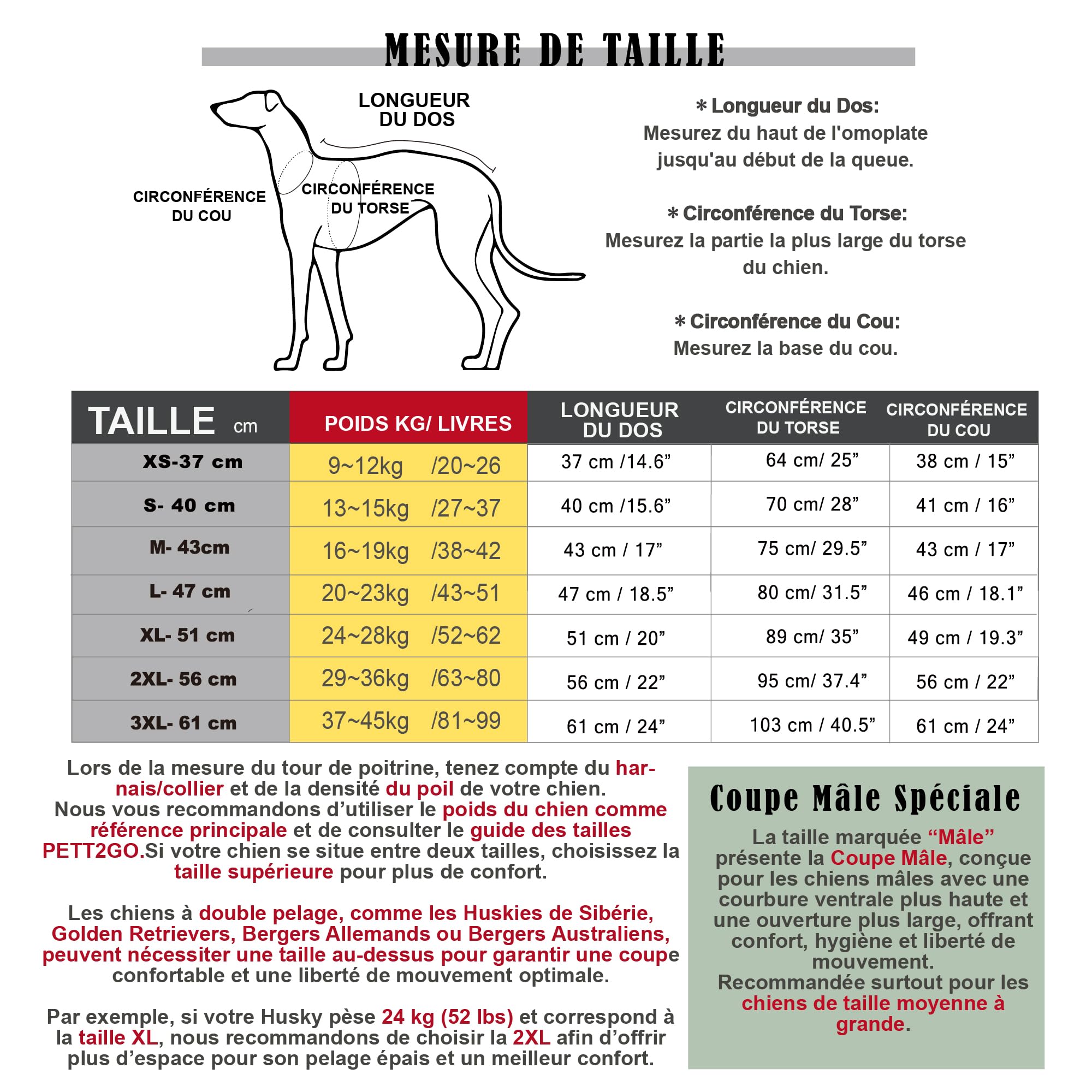 Coupe-Vent Léger pour Chien, Manteau avec Jambes, à Capuche, Trou pour Laisse, Réfléchissant, Compactable - Olive Foncé- XLarge(Mâle)