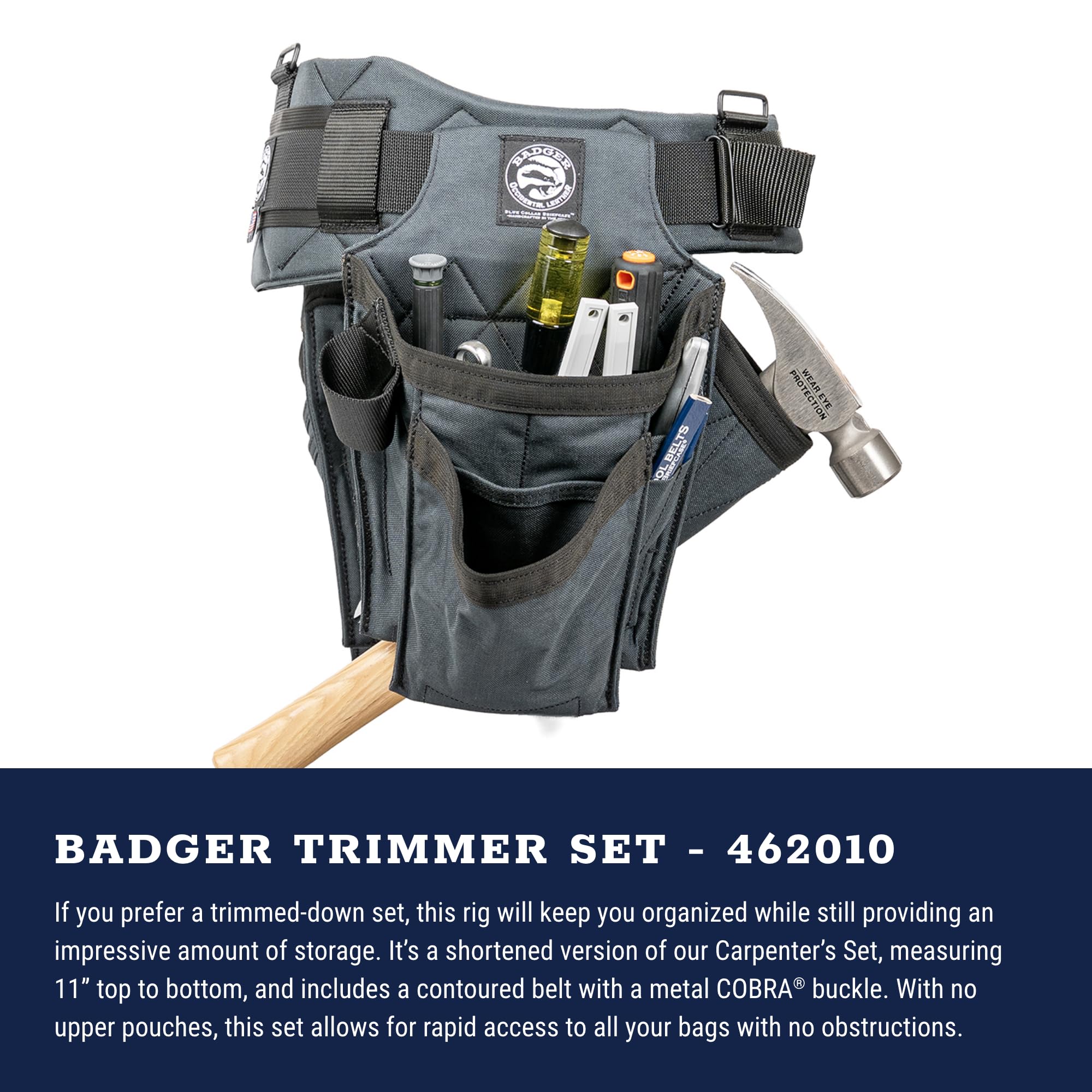 Amazon.co.jp: Badger Occidental Leather 462010 XL ガンメタルグレー 