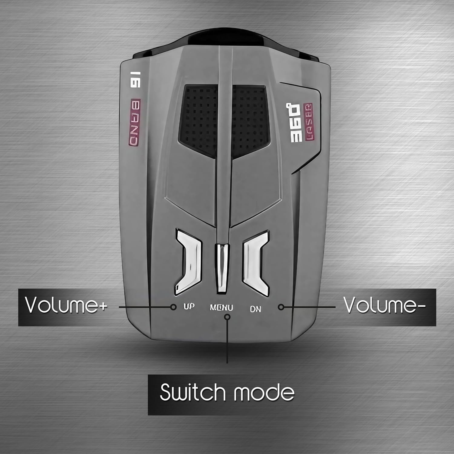 KF Premium V9 Radar Detector controls
