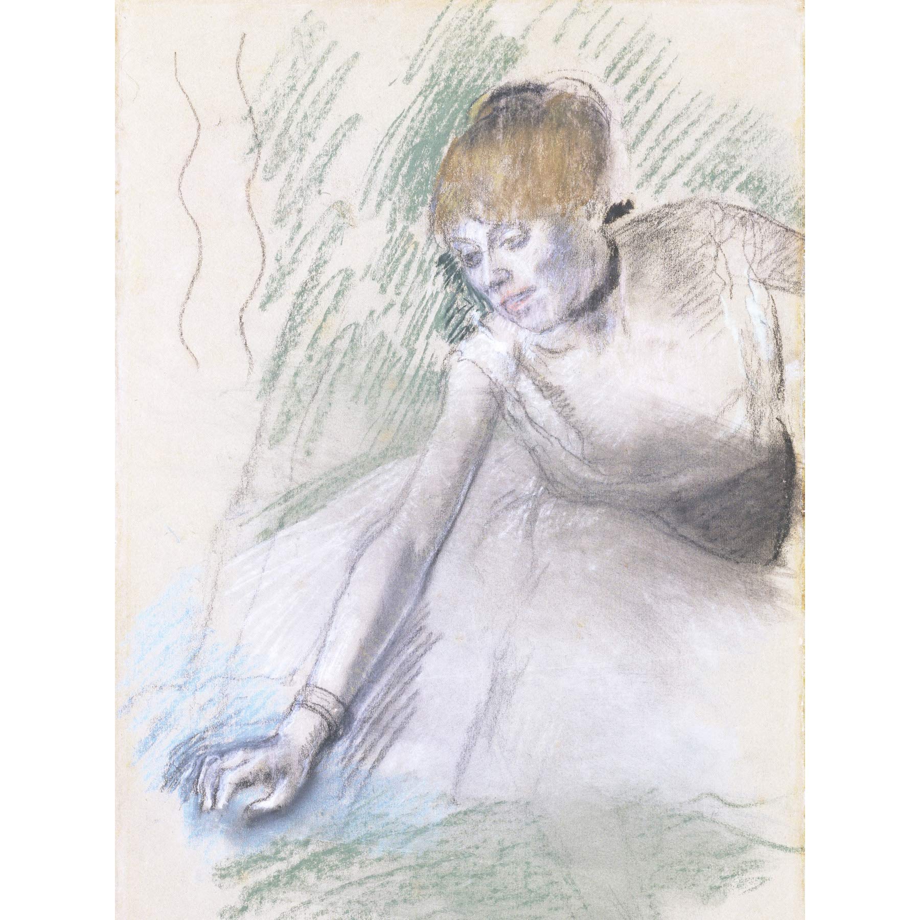 Degas Dancer Drawing Large Wall Art Poster Print Thick Paper 18X24 Inch