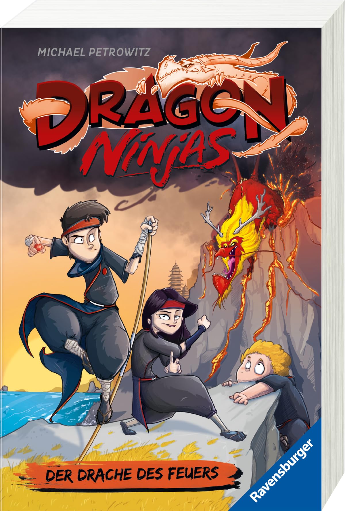 Dragon Ninjas, Band 2: Der Drache des Feuers - Drachenstarkes Kinderbuch ab 8 Jahre - Cooles Geschenk für Jungs und Mädchen (Dragon Ninjas, 2)