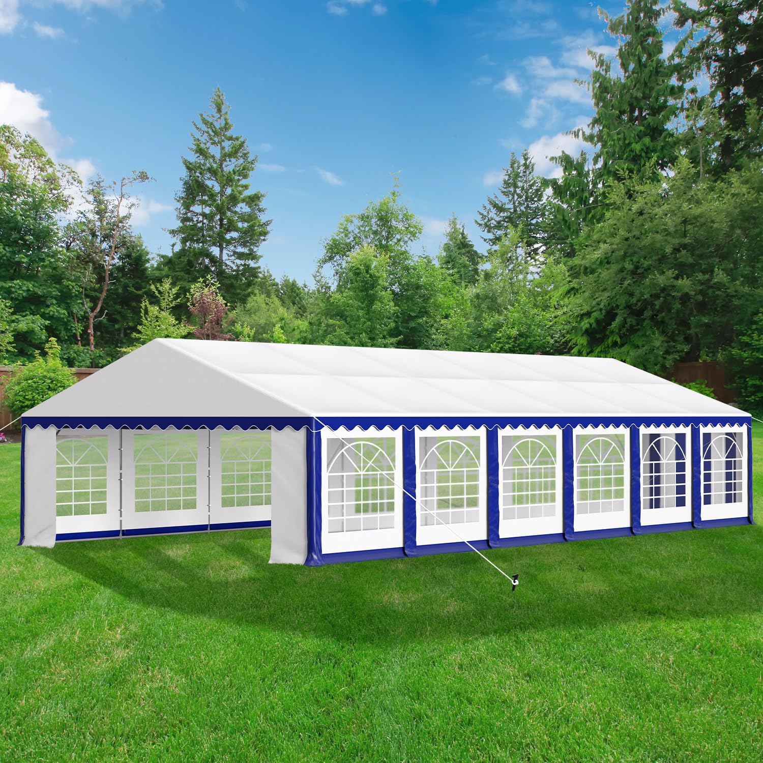 GREEN PARTY 20x40FT Party Tent Heavy Duty, Large Wedding