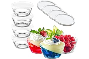 set of 16 small precision glass bowls