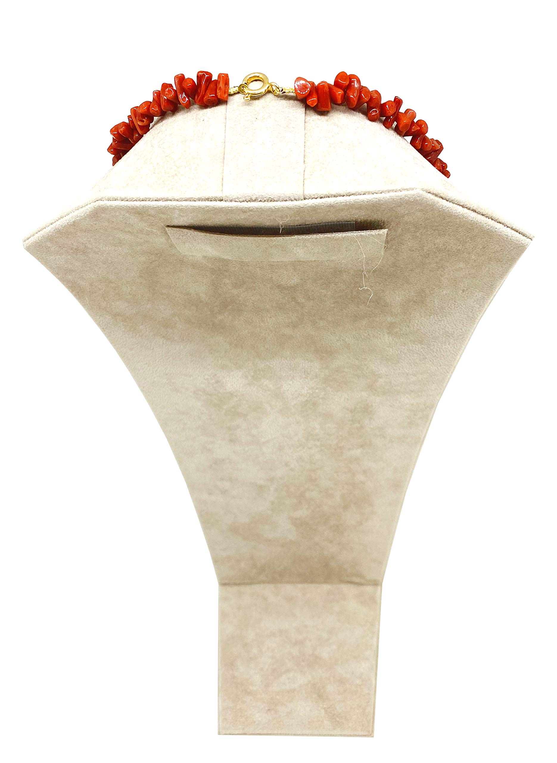 Sicilia Bedda - Collana in Corallo Rosso del Mediterraneo a frangia piccola - Argento 925 - Prodotto realizzato interamente a Mano