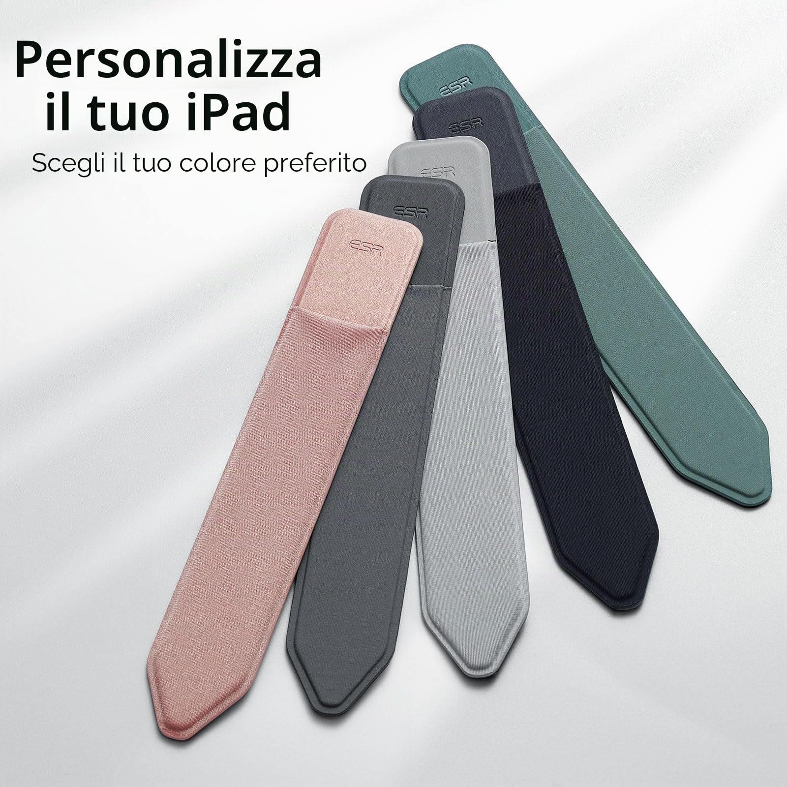 ESR Cover per Apple Pencil 1° e 2° Generazione, Tasca Protettiva Elastica, Manica Adesiva per Penna Capacitiva - Nero