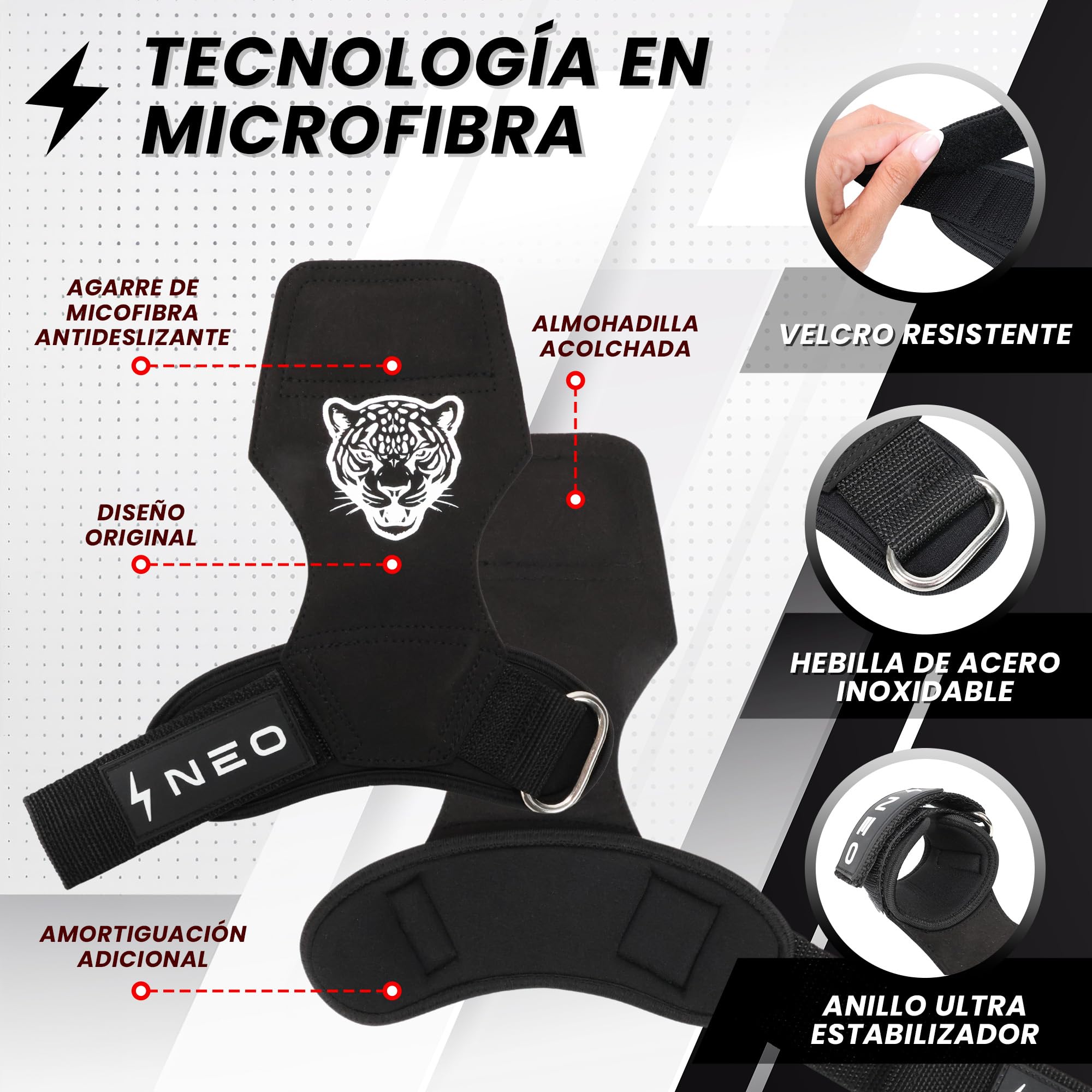 NeoDynamic Gants De CrossFit Et Callisthénie Professionnels - Grips Avec Poignets Et Sac Cadeau Pour Athlètes
