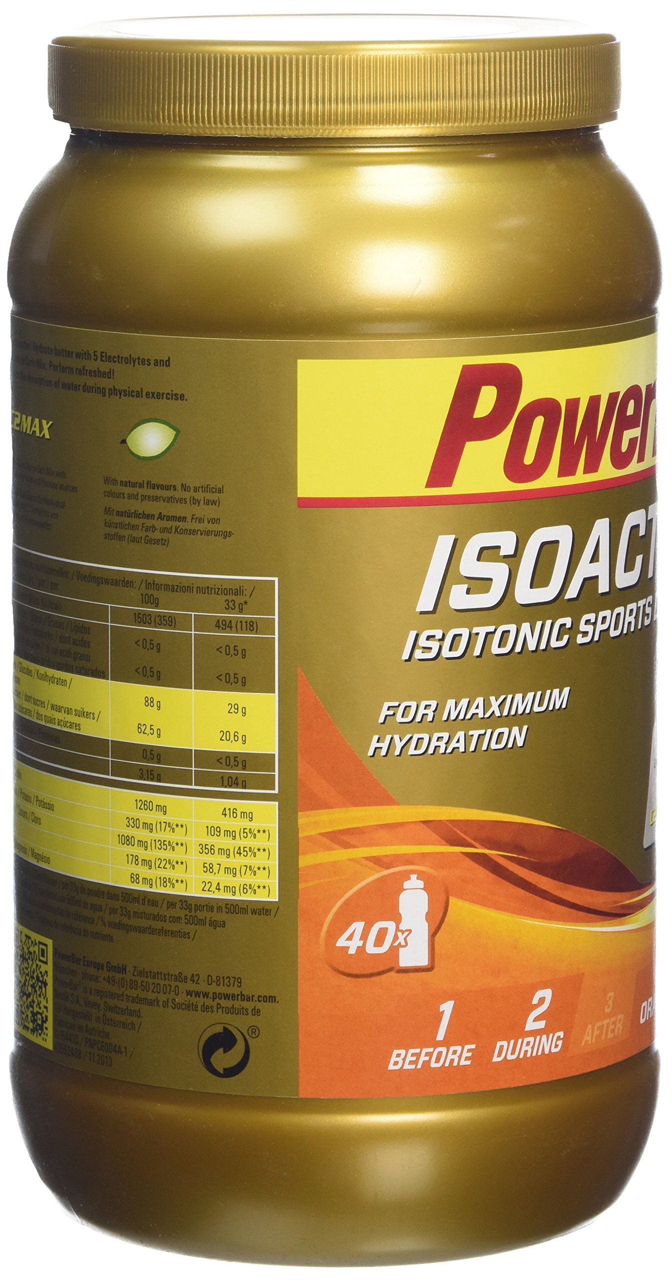 Powerbar Isoactive napój sportowy, pomarańczowy, 1320 g