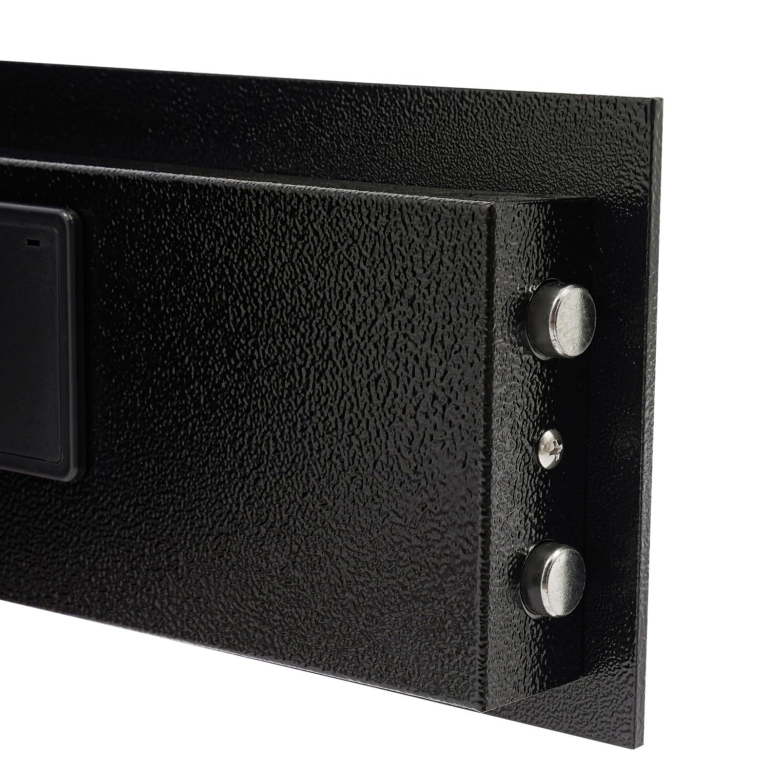 Armario de seguridad de 42 x 37 x 20 cm, caja fuerte para llaves de pared, contraseña personal de 3 a 6 dígitos y contraseña de administrador de 6 dígitos, interfaz USB