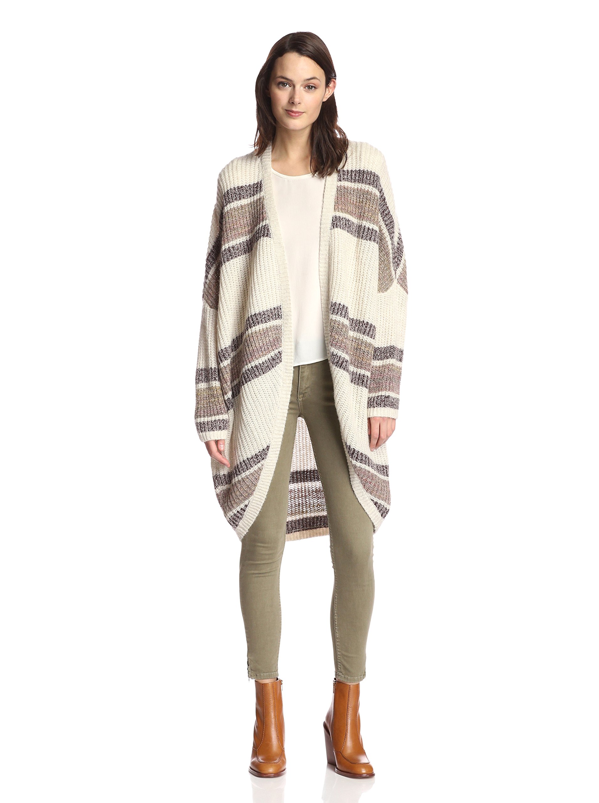 byTiMo Women's Striped Cardigan