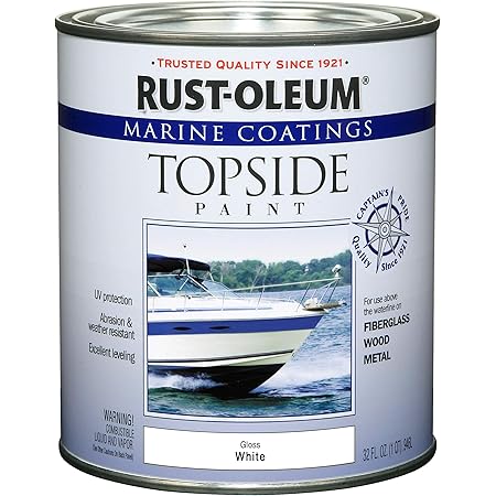 Rust Oleum 206999 Marine Topside Paint Gloss White 1 Quart House Paint Amazon Com Rust Oleum 206999 Marine Topside Paint Gloss White 1 Quart House Paint Amazon Com