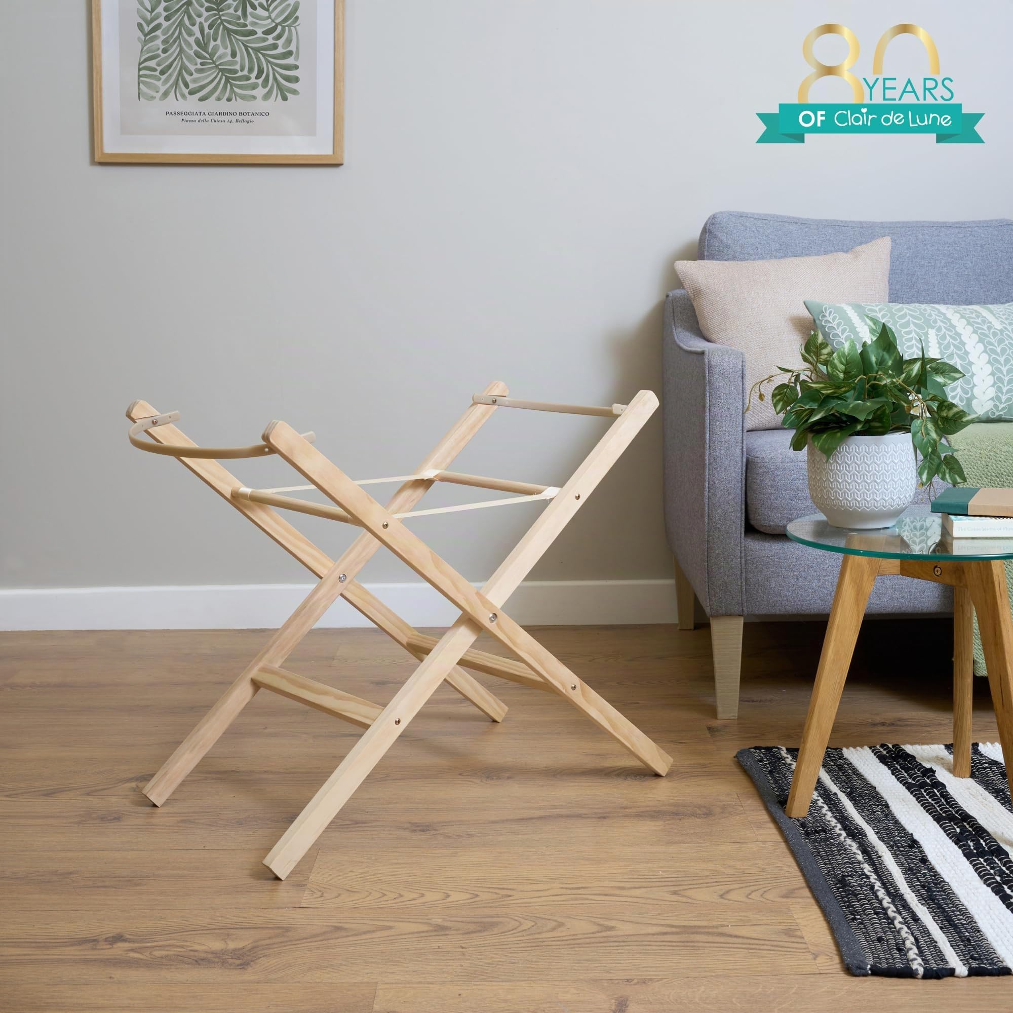 Clair de Lune Support de couffin pliable Beige