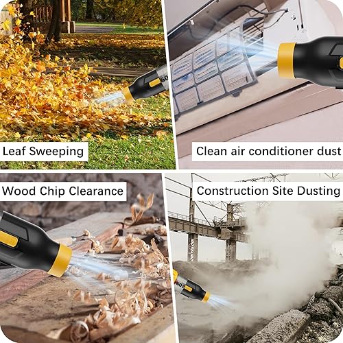 Vista 4 de Boquilla de ventilación Uniqwamo compatible para soplador de hojas Dewalt 60V MAX (Compatible para DCBL772X1 DCBL772B DCMBA572N), boquilla de secado