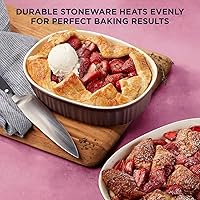 Vista 4 de Juego de ollas de cerámica CorningWare con tapas resistentes a las astillas y grietas, apto para microondas, lavavajillas, horno, congelador