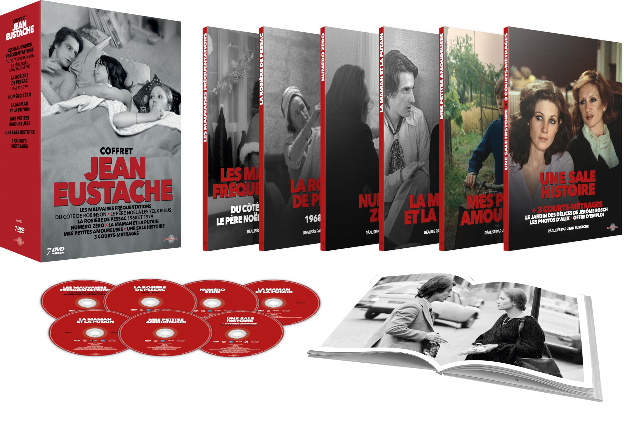 COFFRET JEAN EUSTACHE - 7 DVD plus LIVRET [HD DVD]