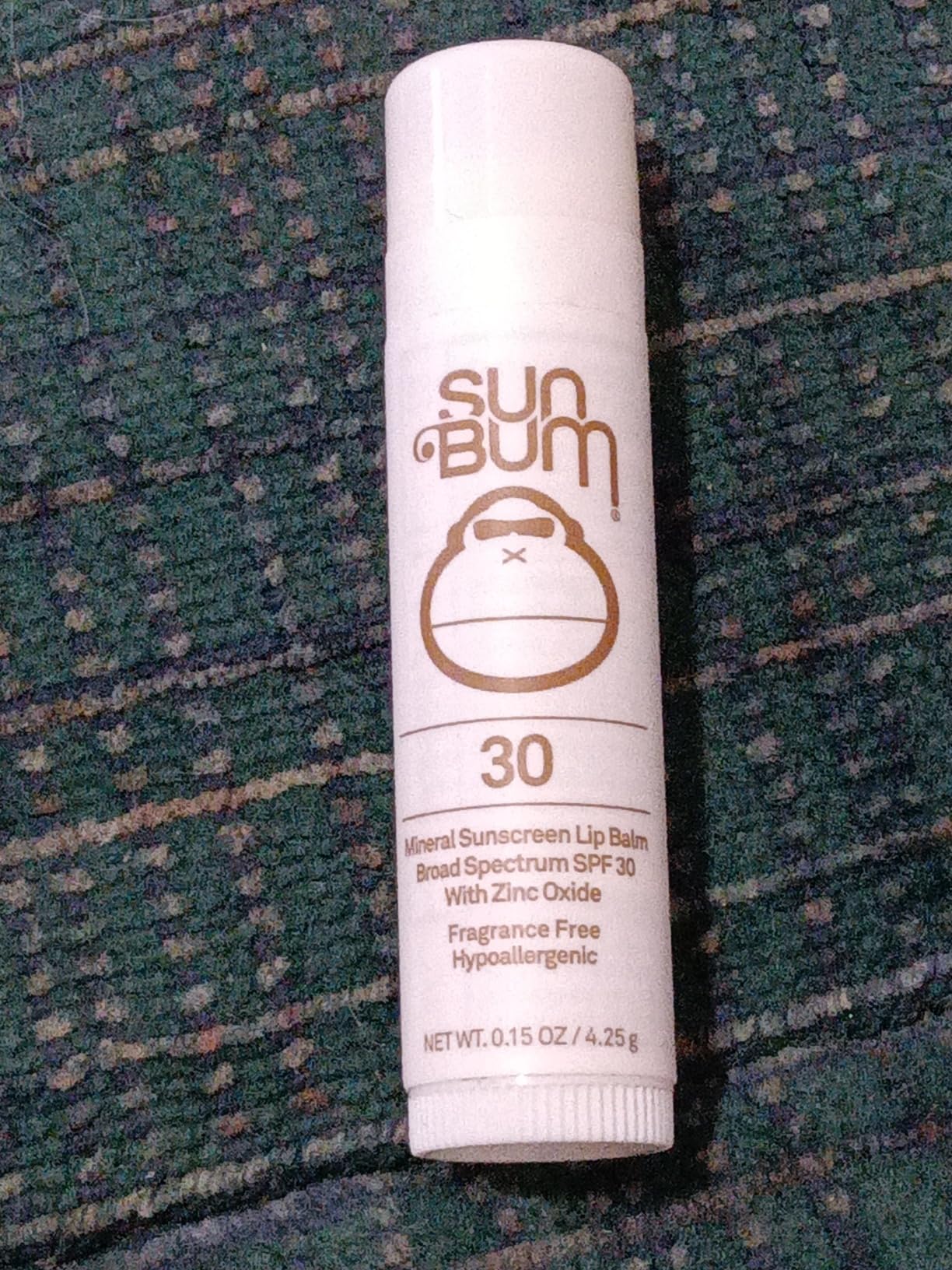 Sun Bum SPF 30 Mineral Sunscreen Lip Balm Vegan and